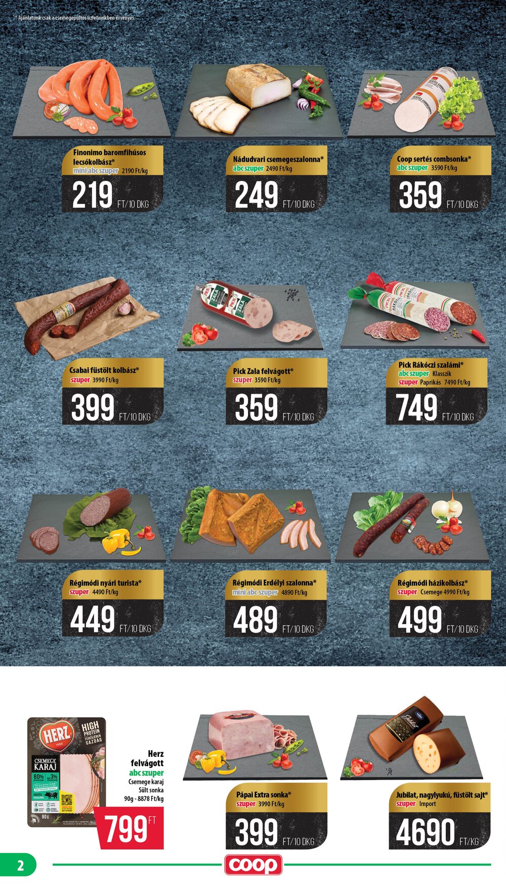 Coop akciós újság 2026.03.26-tól - 2. oldal.