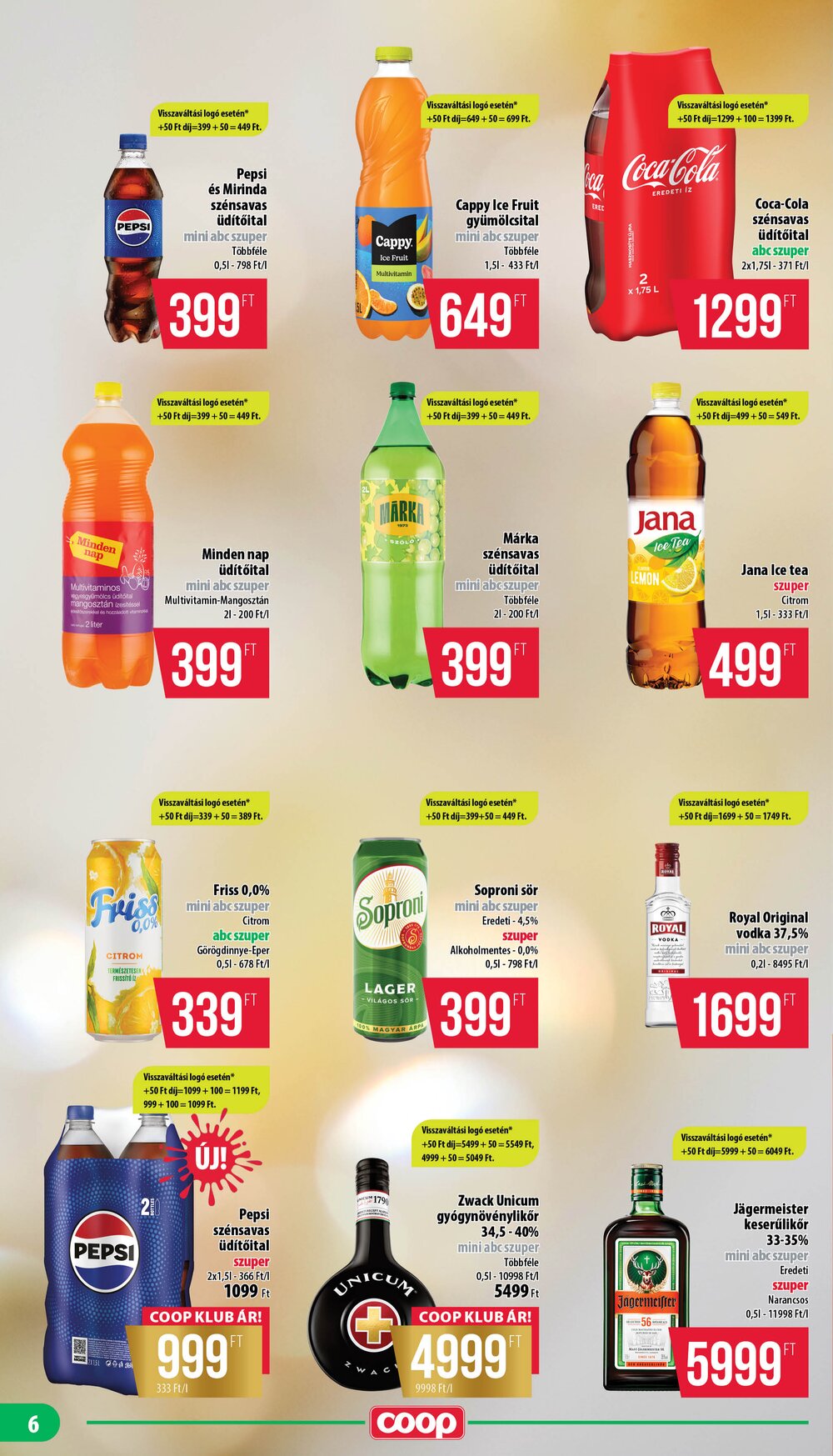 Coop akciós újság 2026.03.26-tól - 6. oldal.