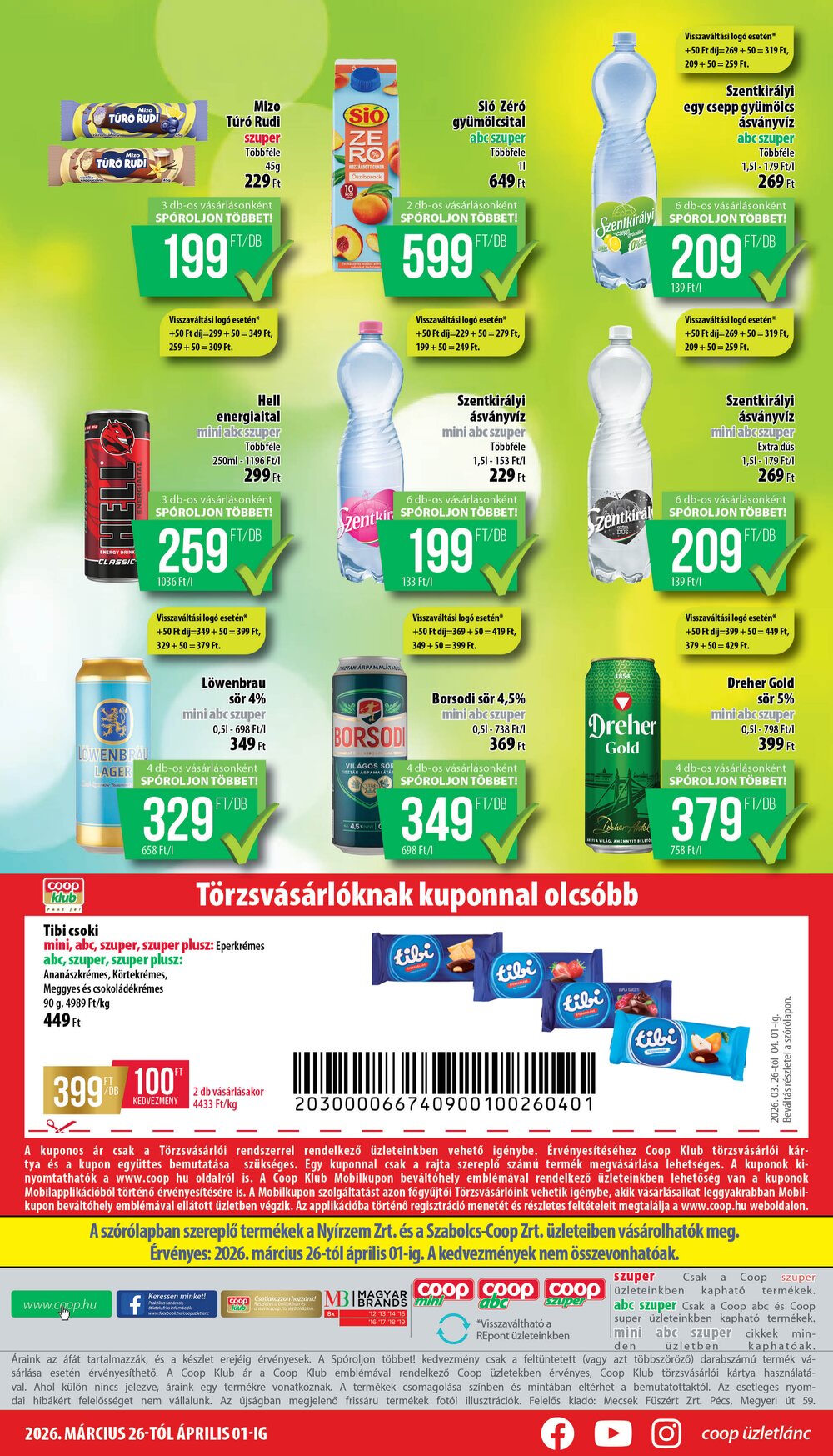 Coop akciós újság 2026.03.26-tól - 8. oldal.