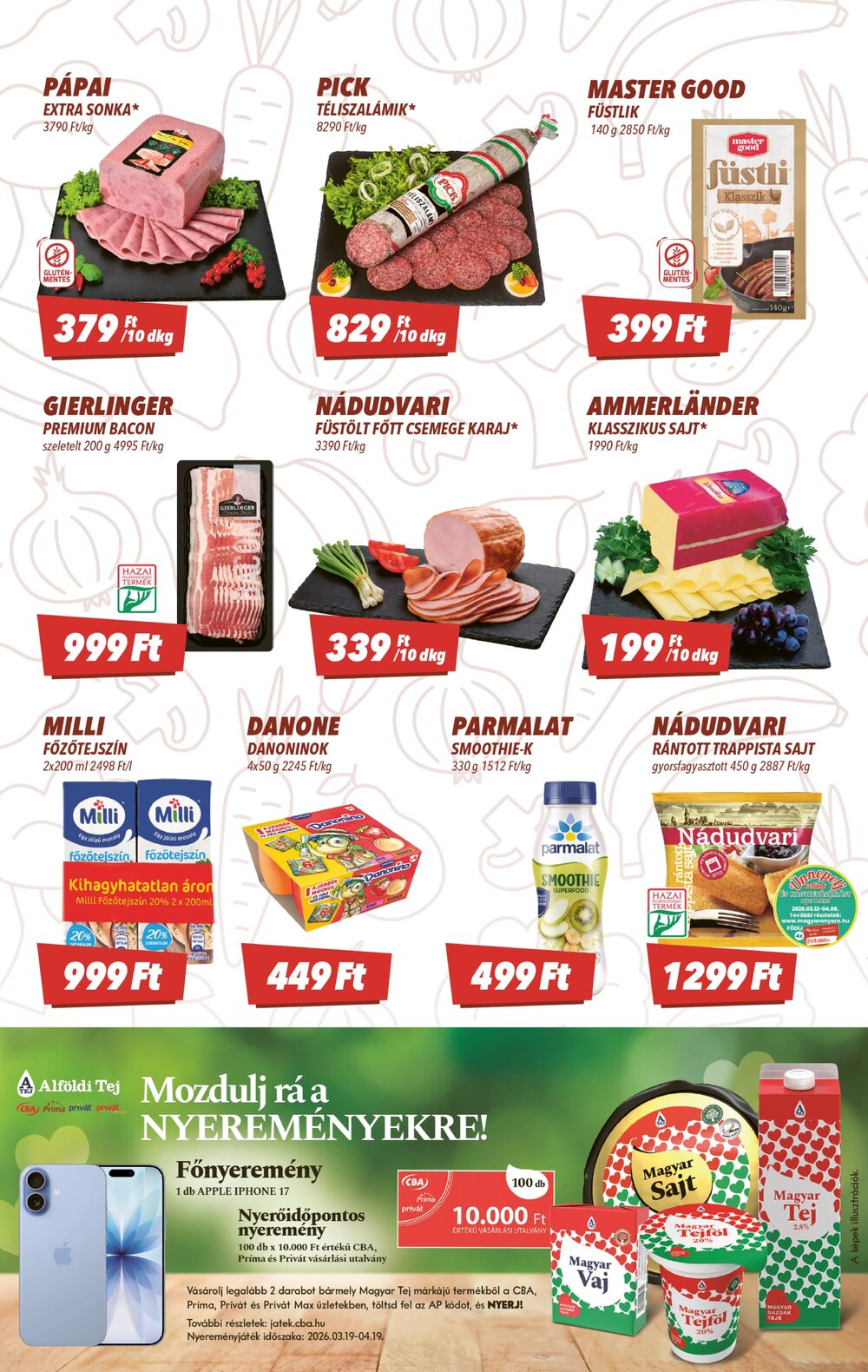 CBA akciós újság 2026.03.26-tól - 2. oldal.