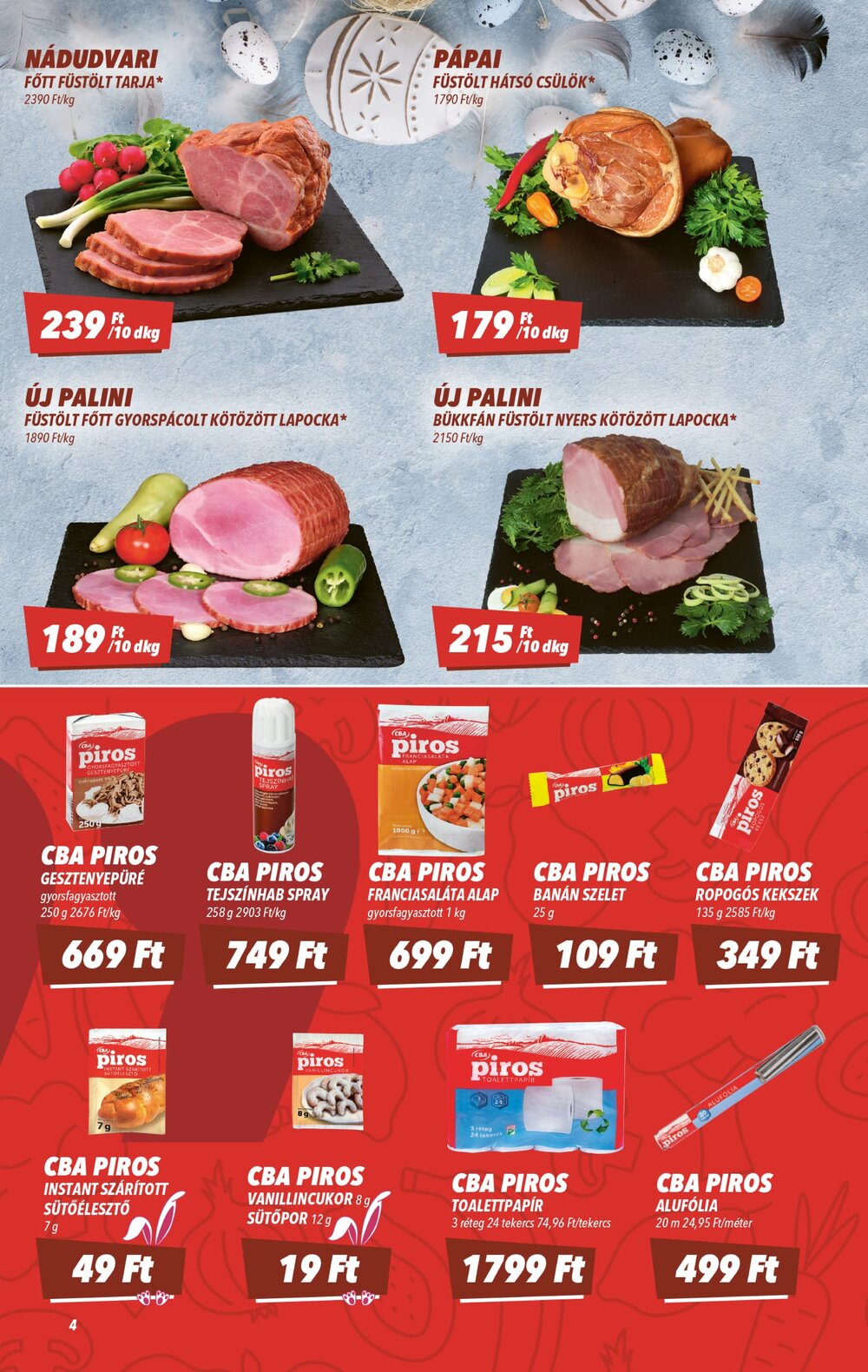 CBA akciós újság 2026.03.26-tól - 4. oldal.