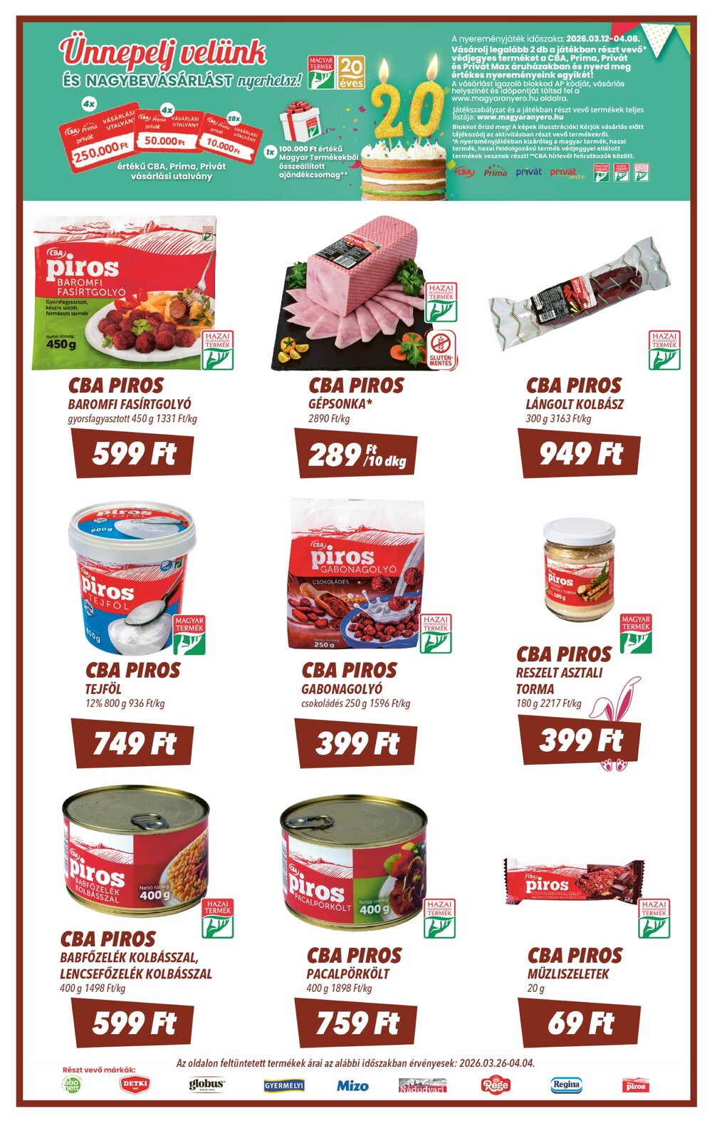 CBA akciós újság 2026.03.26-tól - 5. oldal.