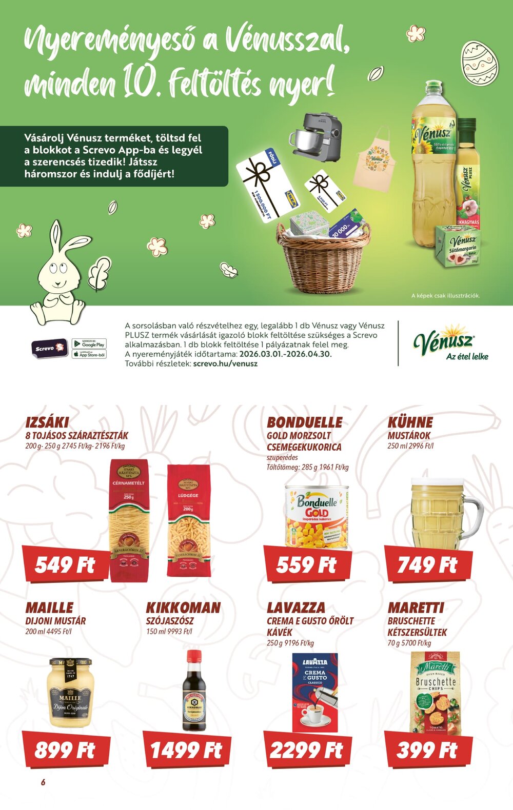 CBA akciós újság 2026.03.26-tól - 6. oldal.
