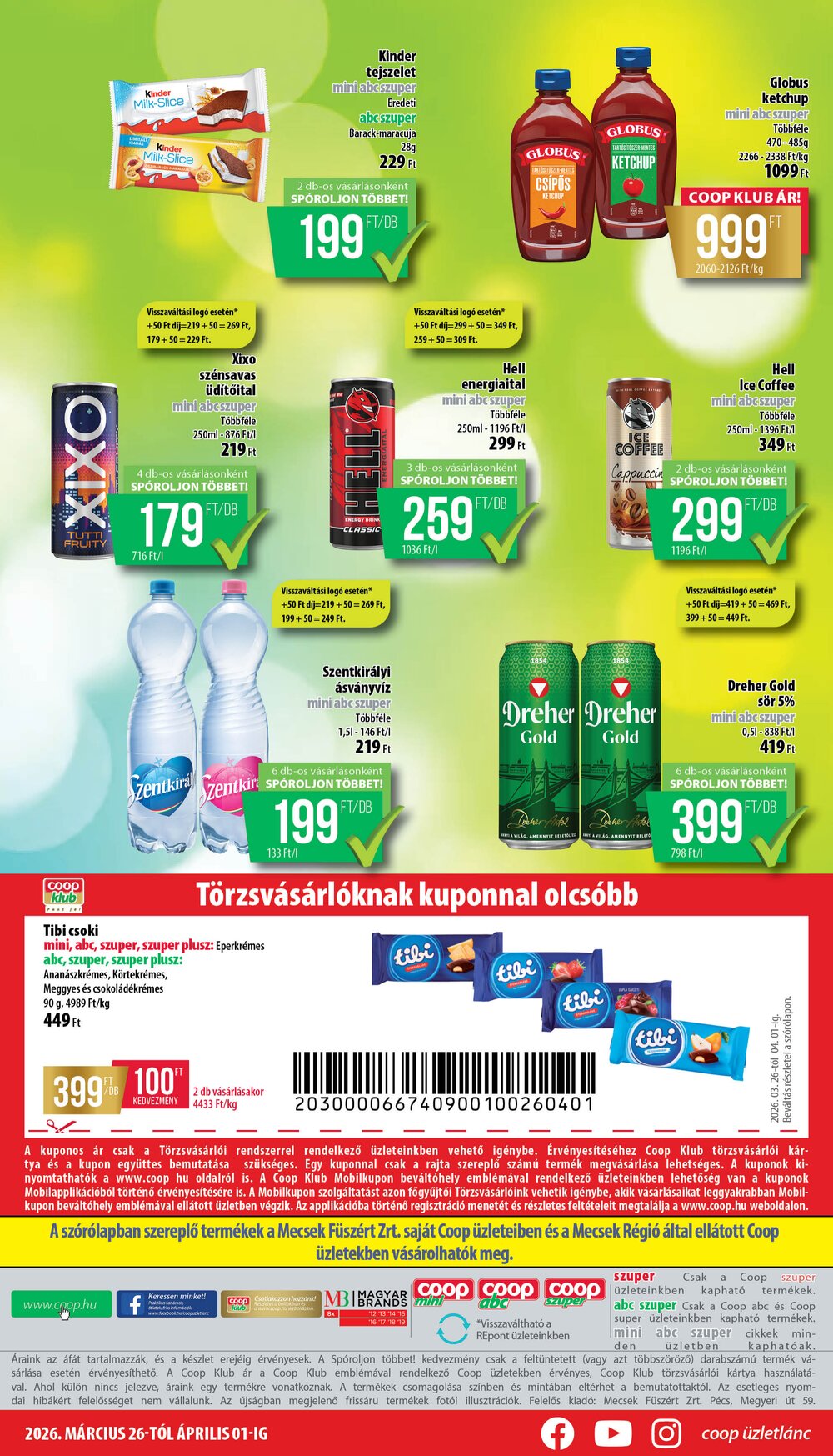 Coop akciós újság 2026.03.26-tól - 8. oldal.