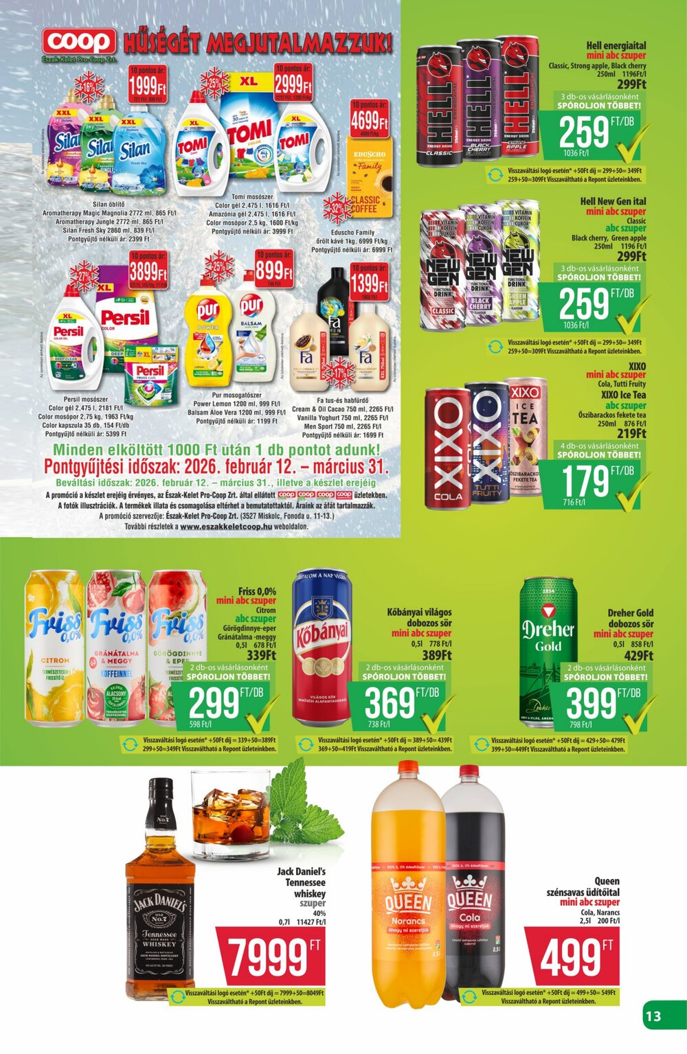 Coop akciós újság 2026.03.26-tól - 13. oldal.