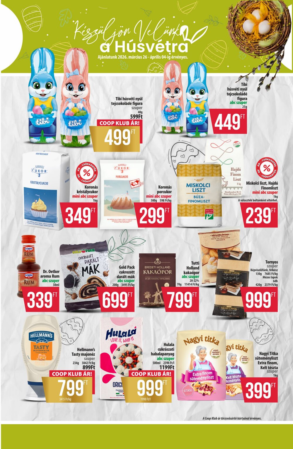 Coop akciós újság 2026.03.26-tól - 3. oldal.