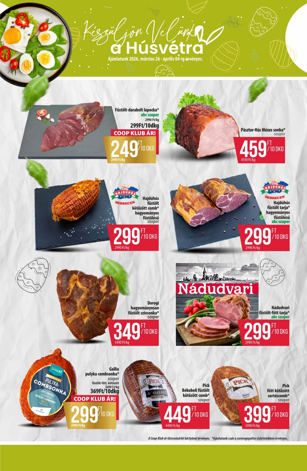Coop akciós újság 2026.03.26-tól - 4. oldal.