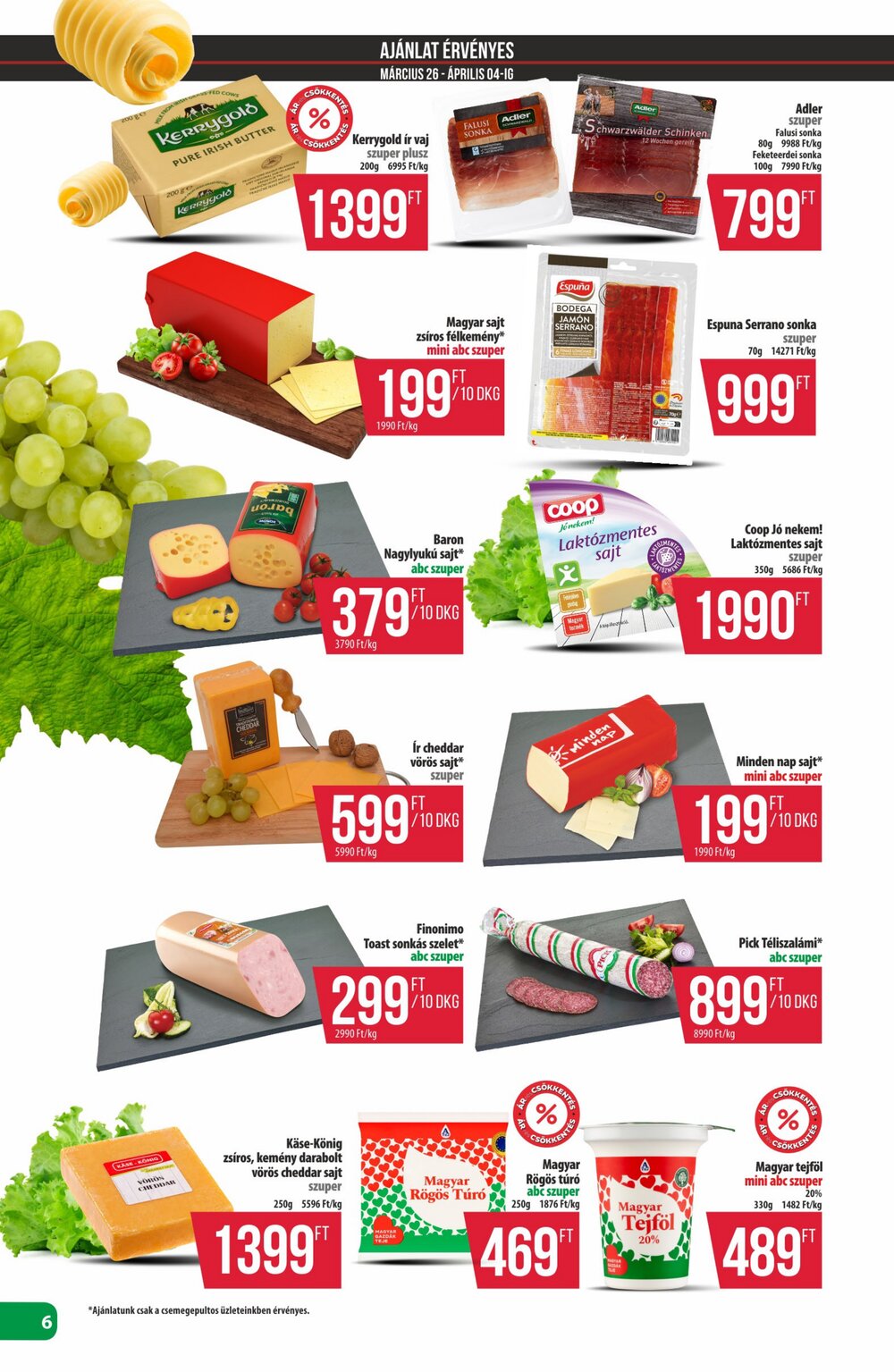 Coop akciós újság 2026.03.26-tól - 6. oldal.