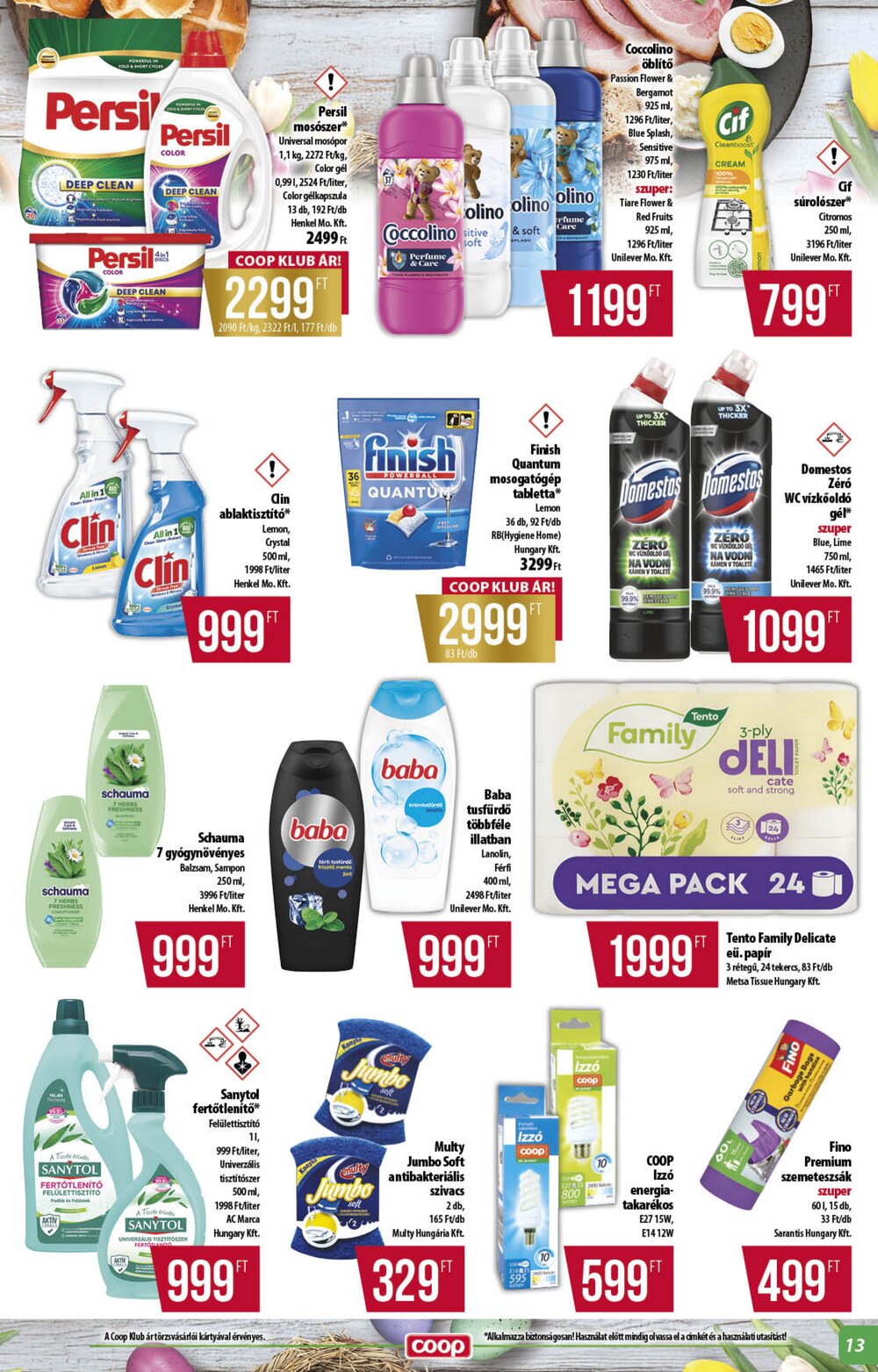 Coop akciós újság 2026.03.26-tól - 13. oldal.
