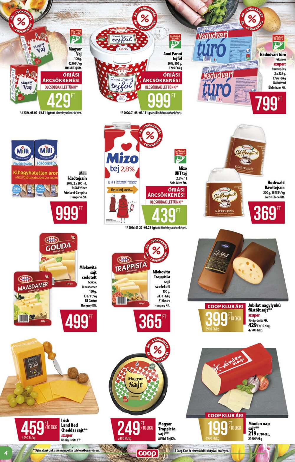Coop akciós újság 2026.03.26-tól - 4. oldal.