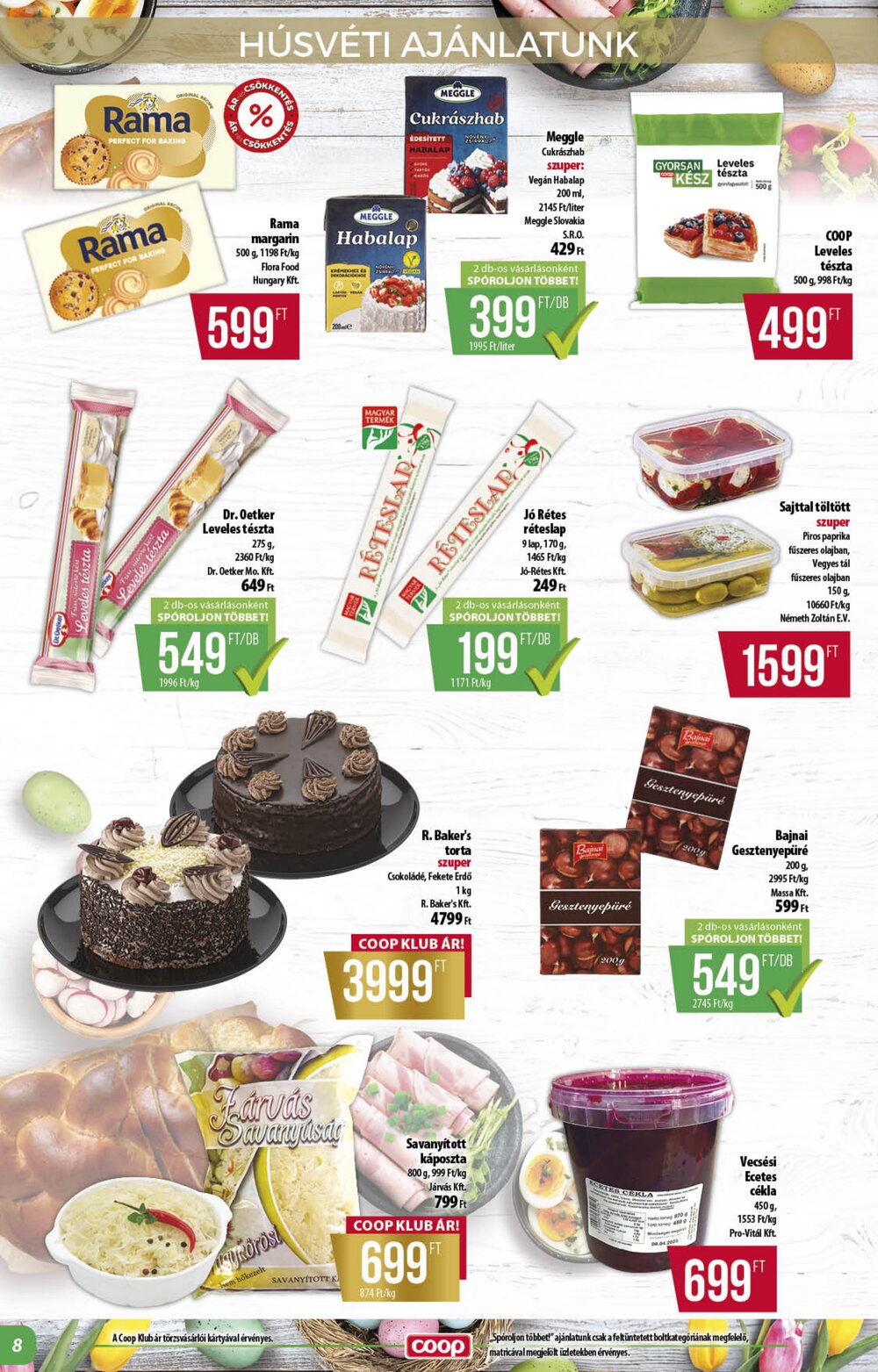 Coop akciós újság 2026.03.26-tól - 8. oldal.
