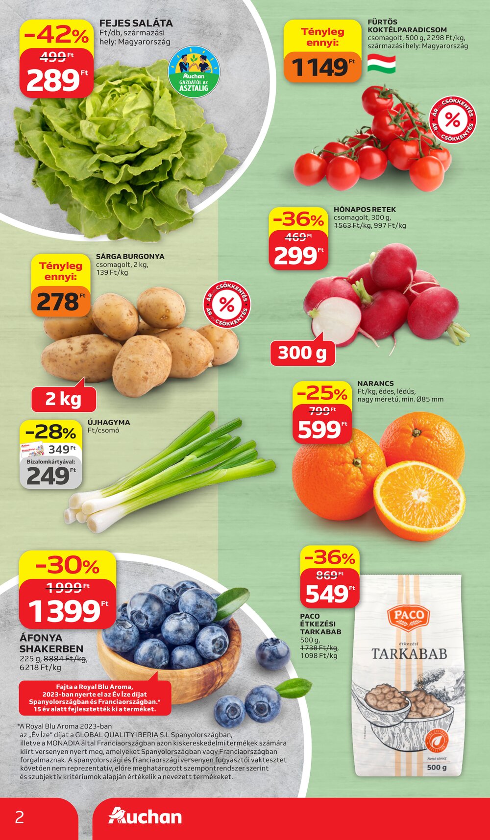 Auchan akciós újság 2026.03.26-tól - 2. oldal.