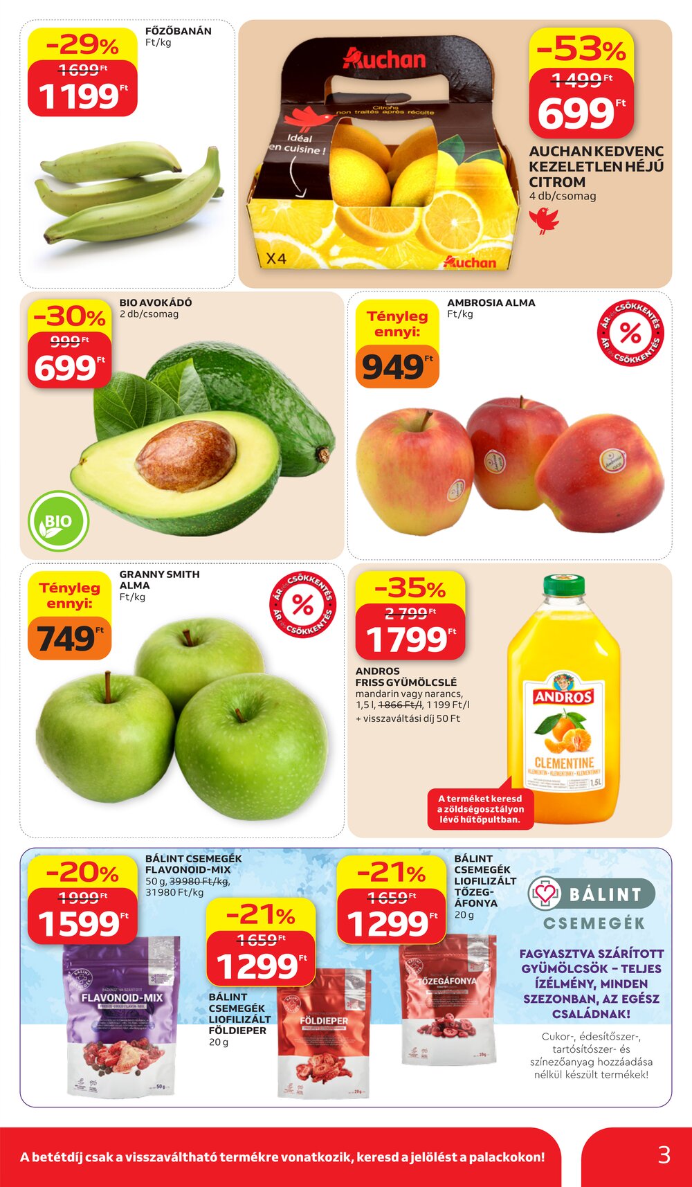 Auchan akciós újság 2026.03.26-tól - 3. oldal.