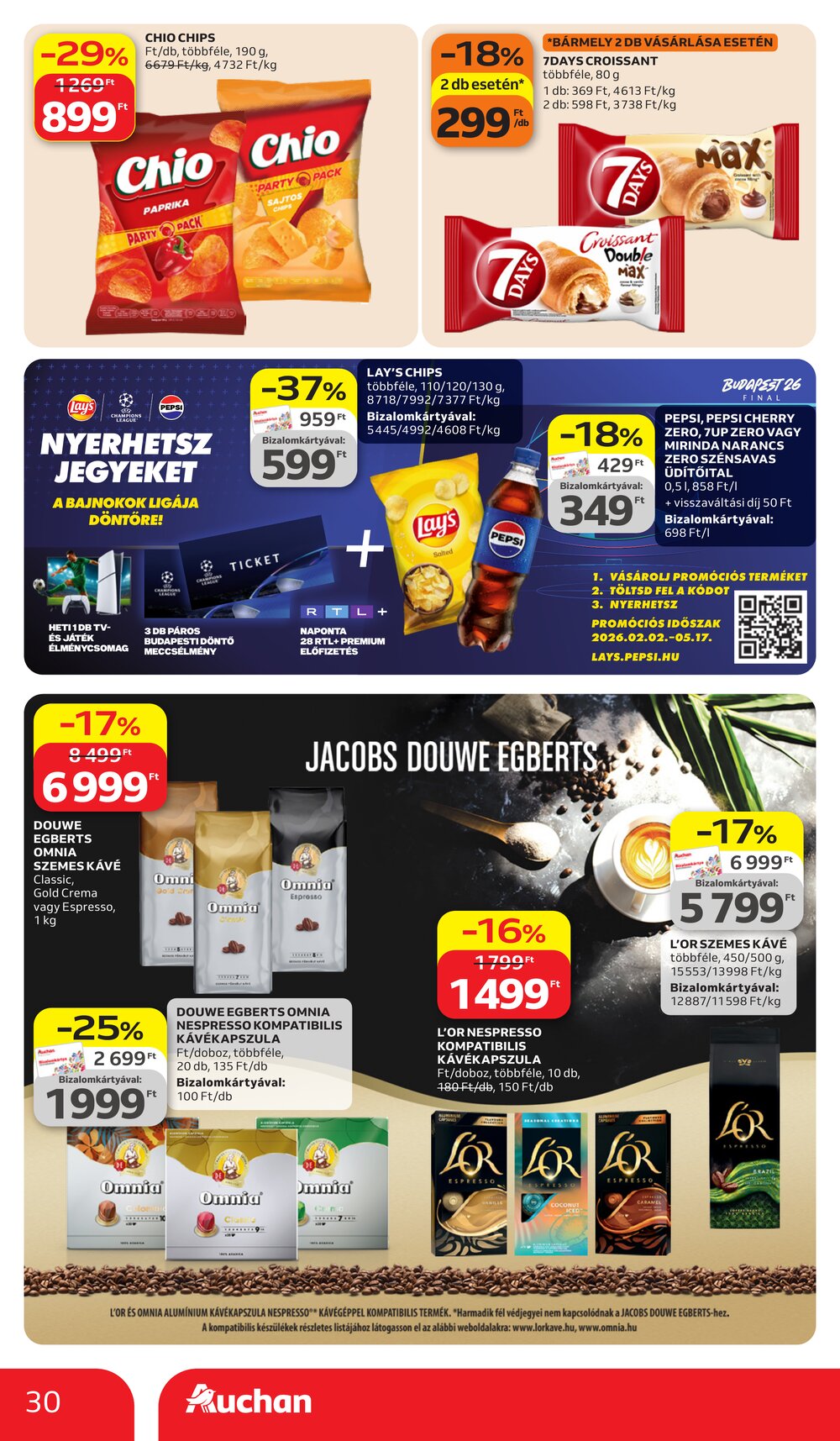 Auchan akciós újság 2026.03.26-tól - 30. oldal.