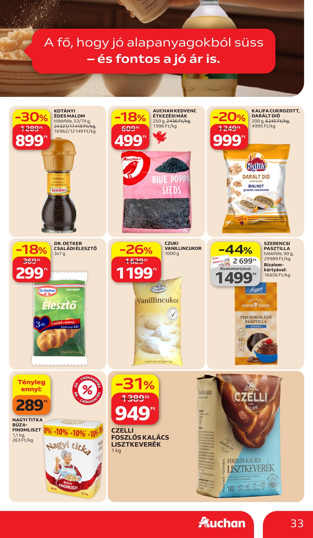 Auchan akciós újság 2026.03.26-tól - 33. oldal.