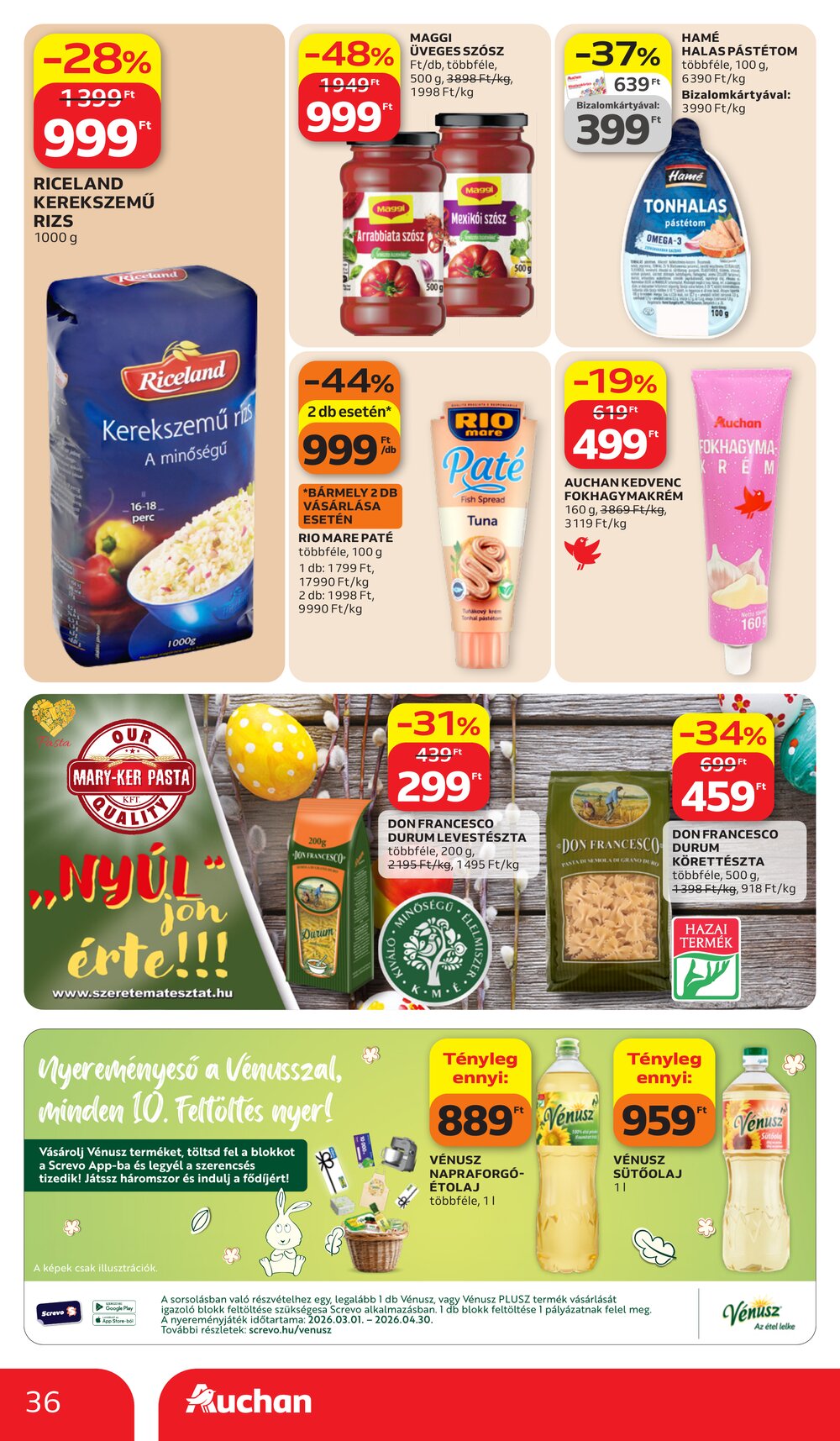 Auchan akciós újság 2026.03.26-tól - 36. oldal.
