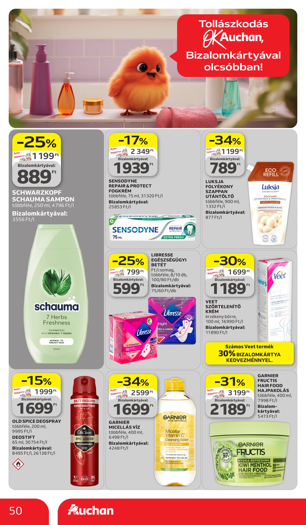 Auchan akciós újság 2026.03.26-tól - 50. oldal.