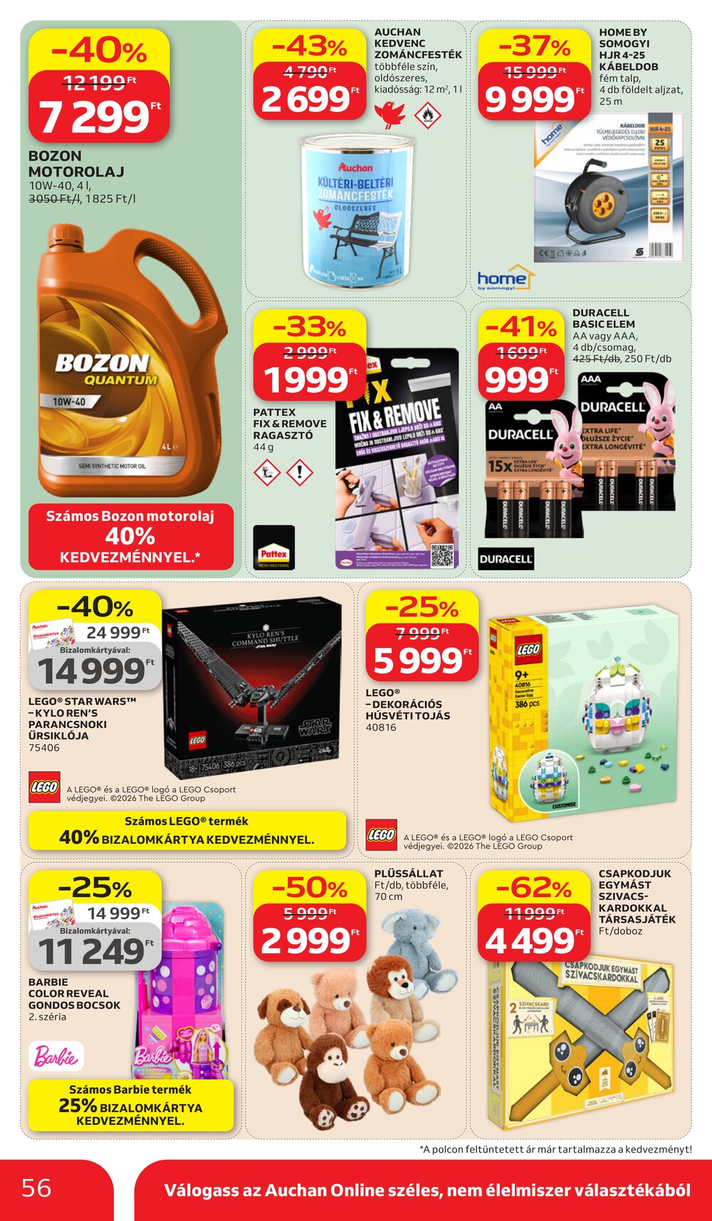 Auchan akciós újság 2026.03.26-tól - 56. oldal.