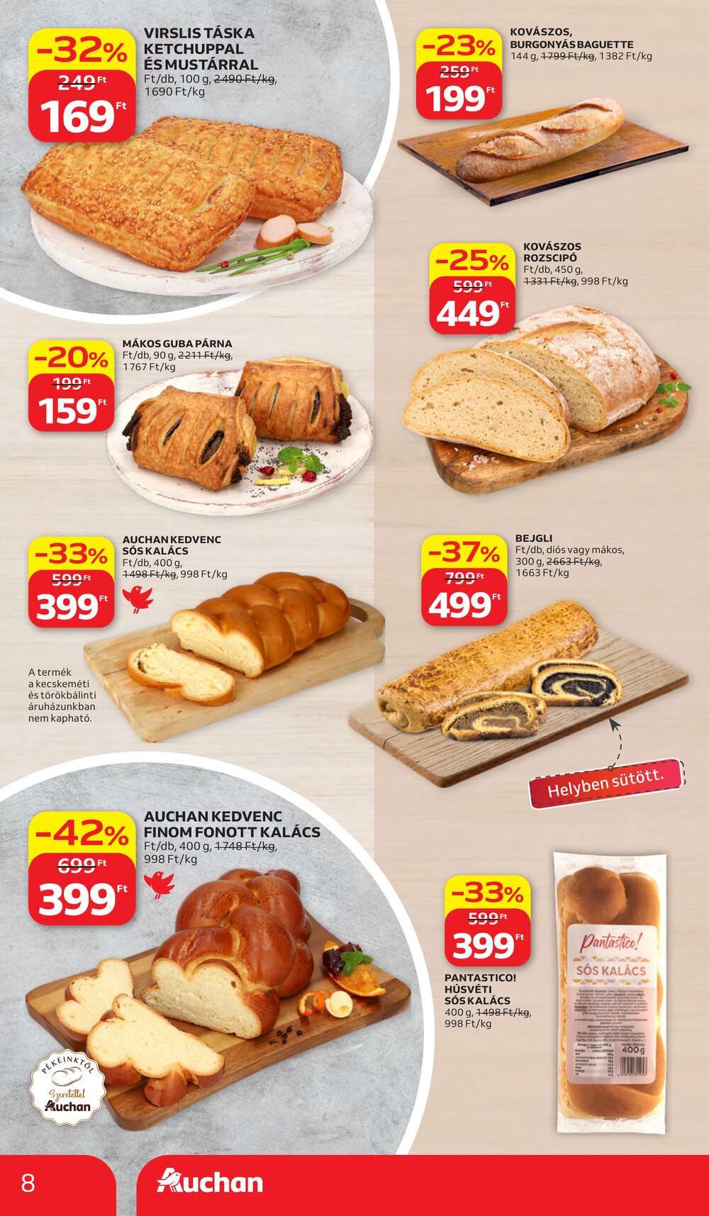 Auchan akciós újság 2026.03.26-tól - 8. oldal.