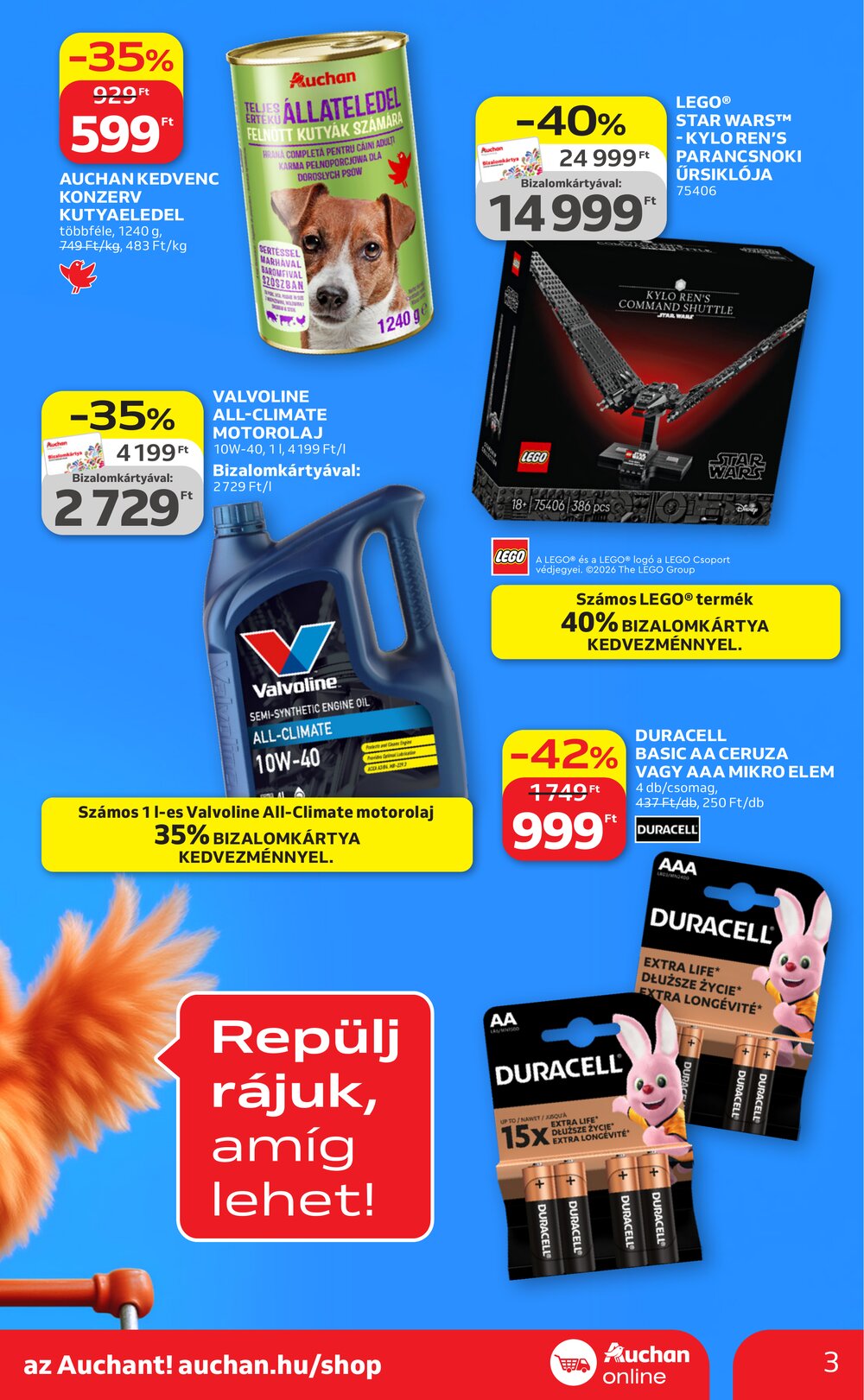 Auchan akciós újság 2026.03.26-tól - 3. oldal.