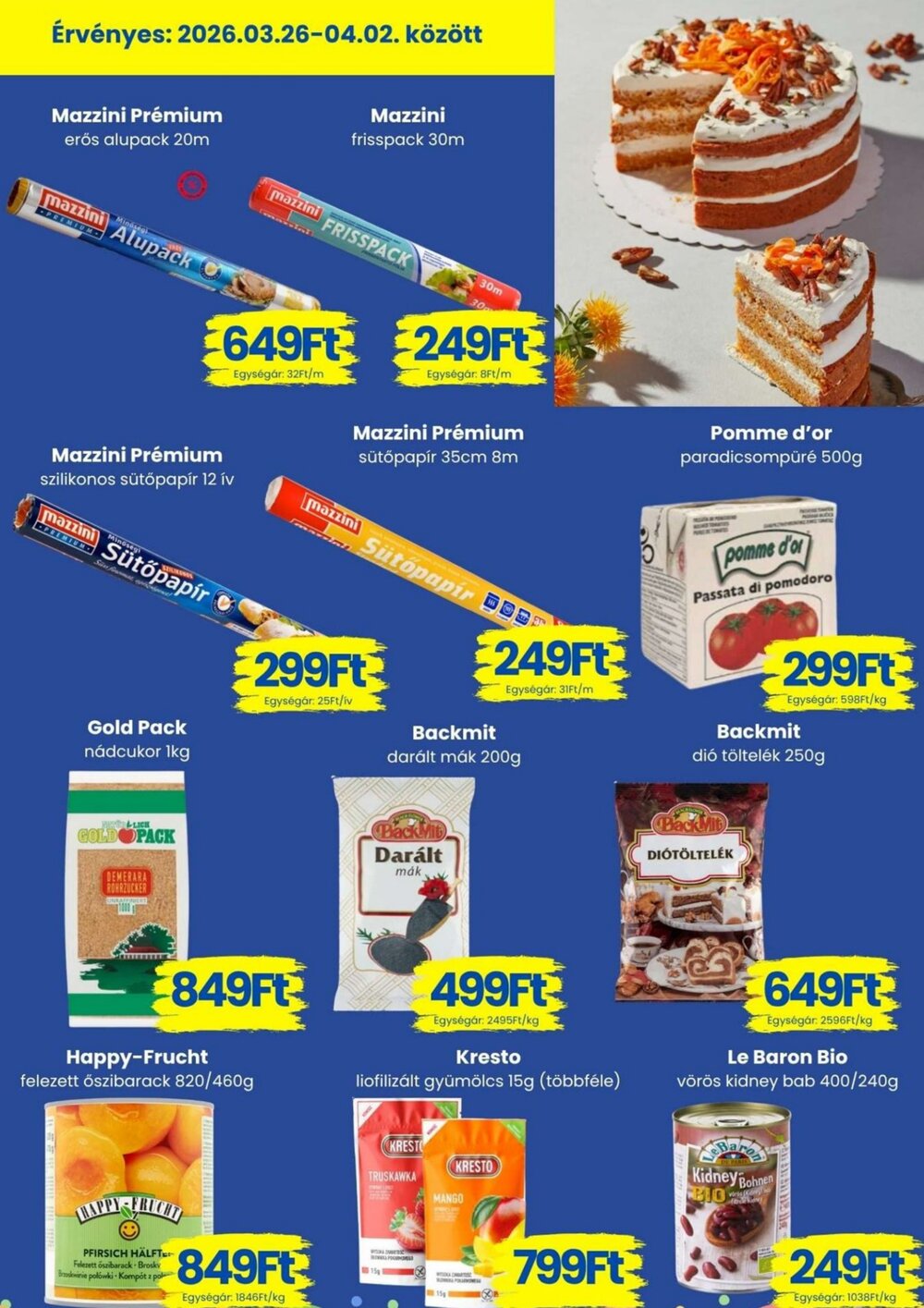 Magnetic áruházak akciós újság 2026.03.26-tól - 8. oldal.