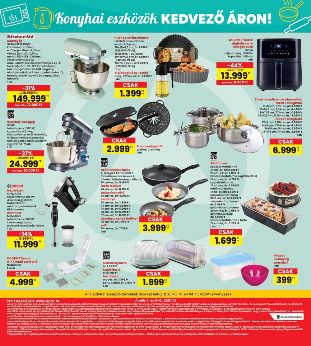 Interspar akciós újság 2026.03.31-től - 11. oldal.