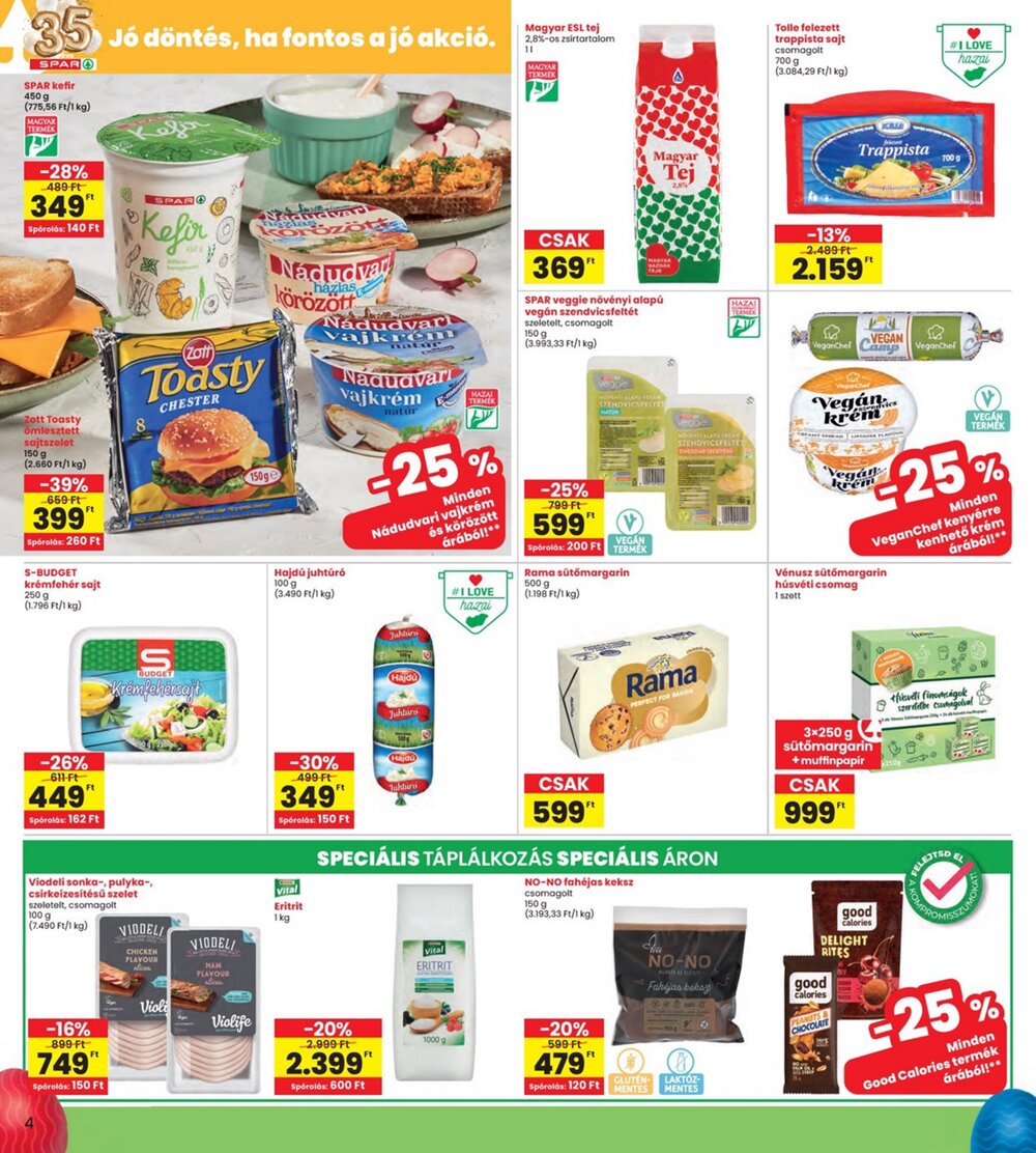 Interspar akciós újság 2026.03.31-től - 4. oldal.
