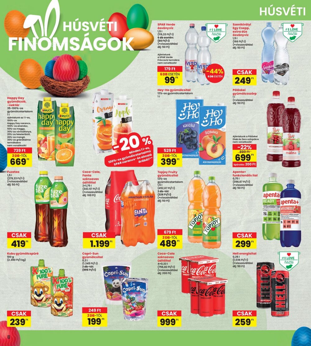 Interspar akciós újság 2026.03.31-től - 8. oldal.