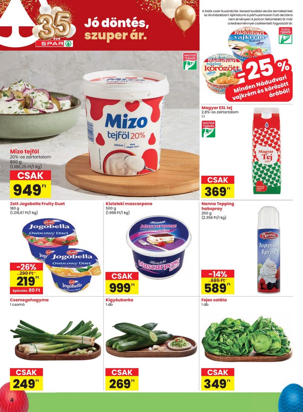 Spar akciós újság 2026.03.31-től - 4. oldal.
