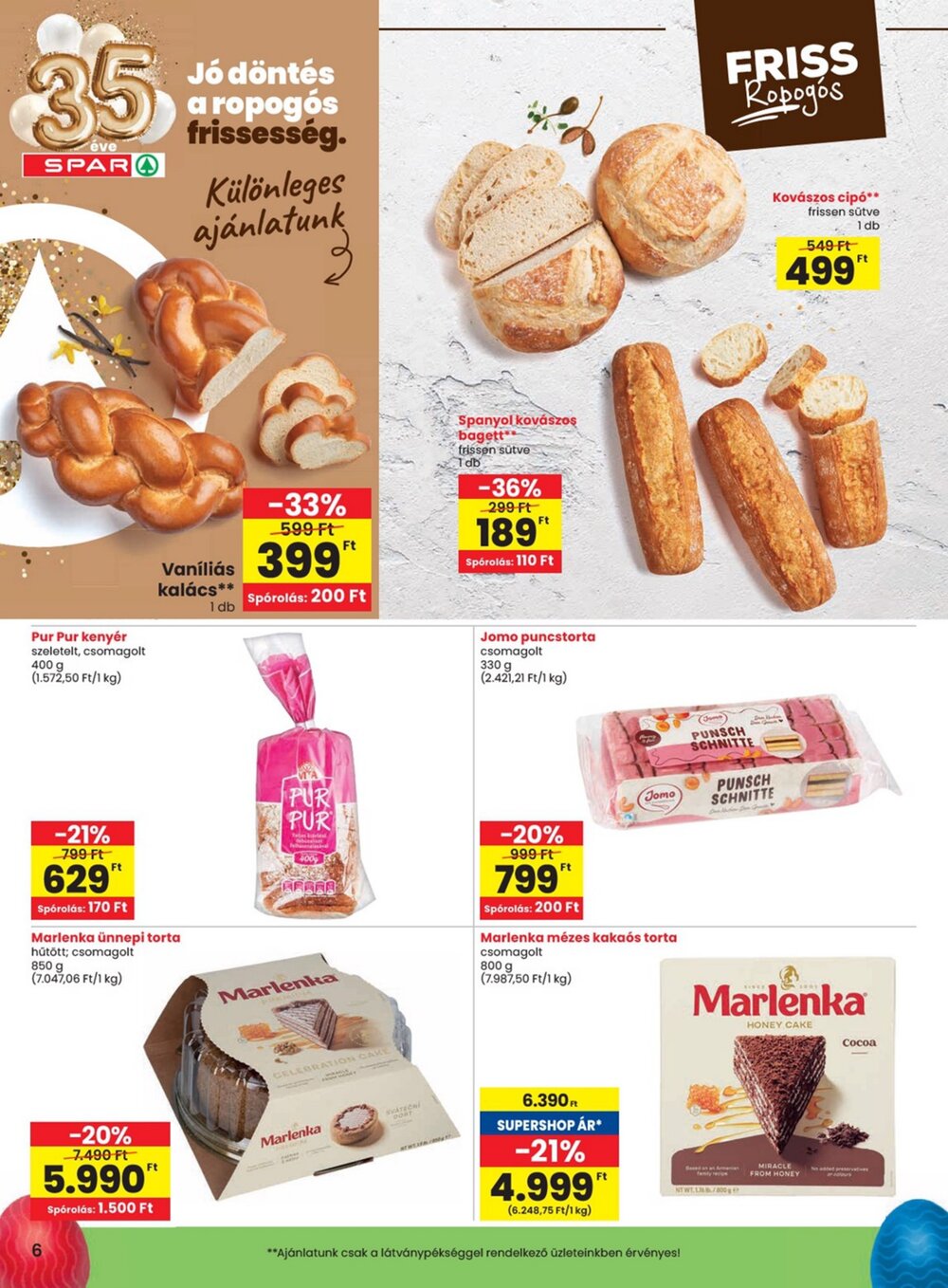 Spar akciós újság 2026.03.31-től - 6. oldal.