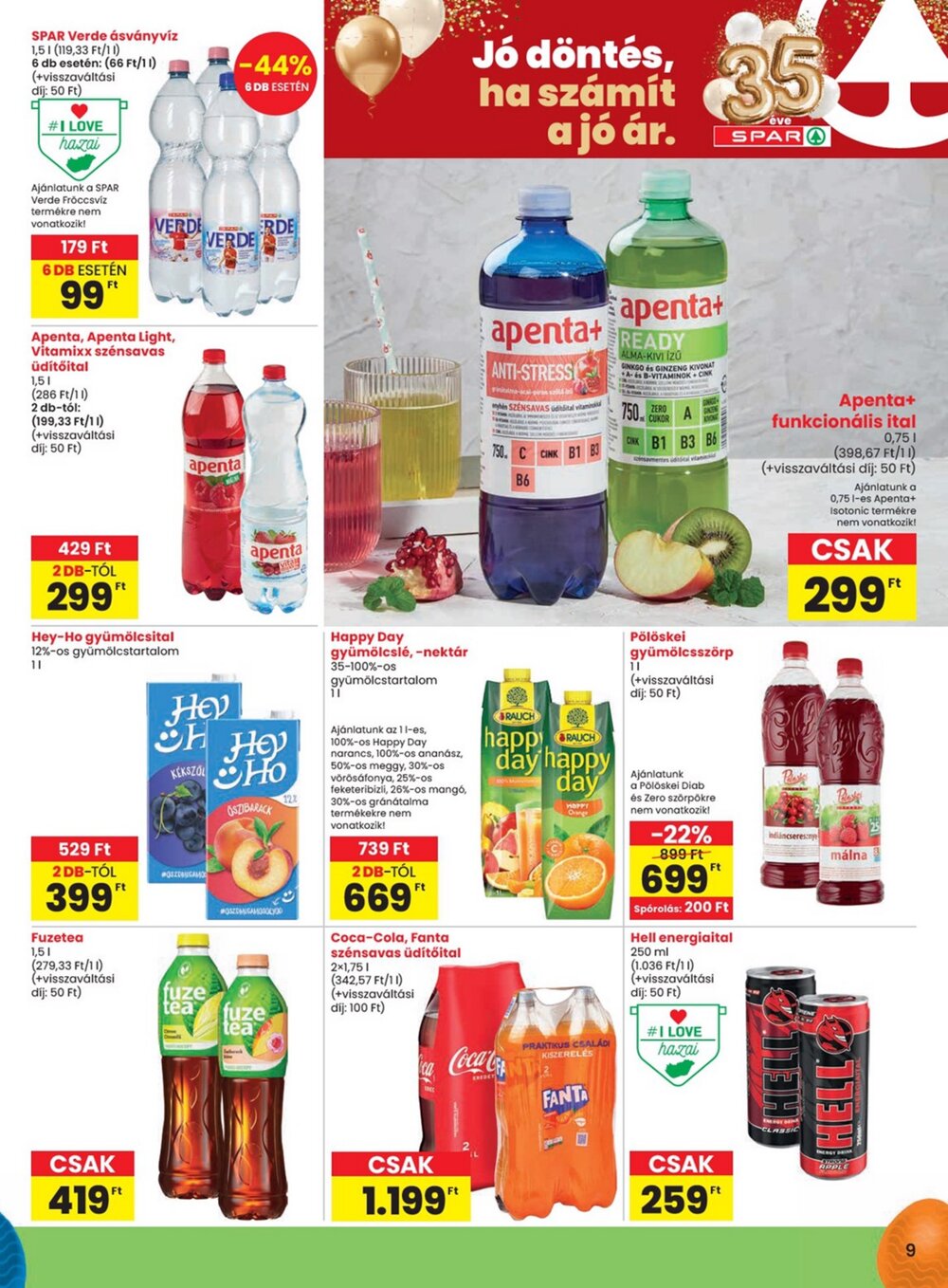 Spar akciós újság 2026.03.31-től - 9. oldal.