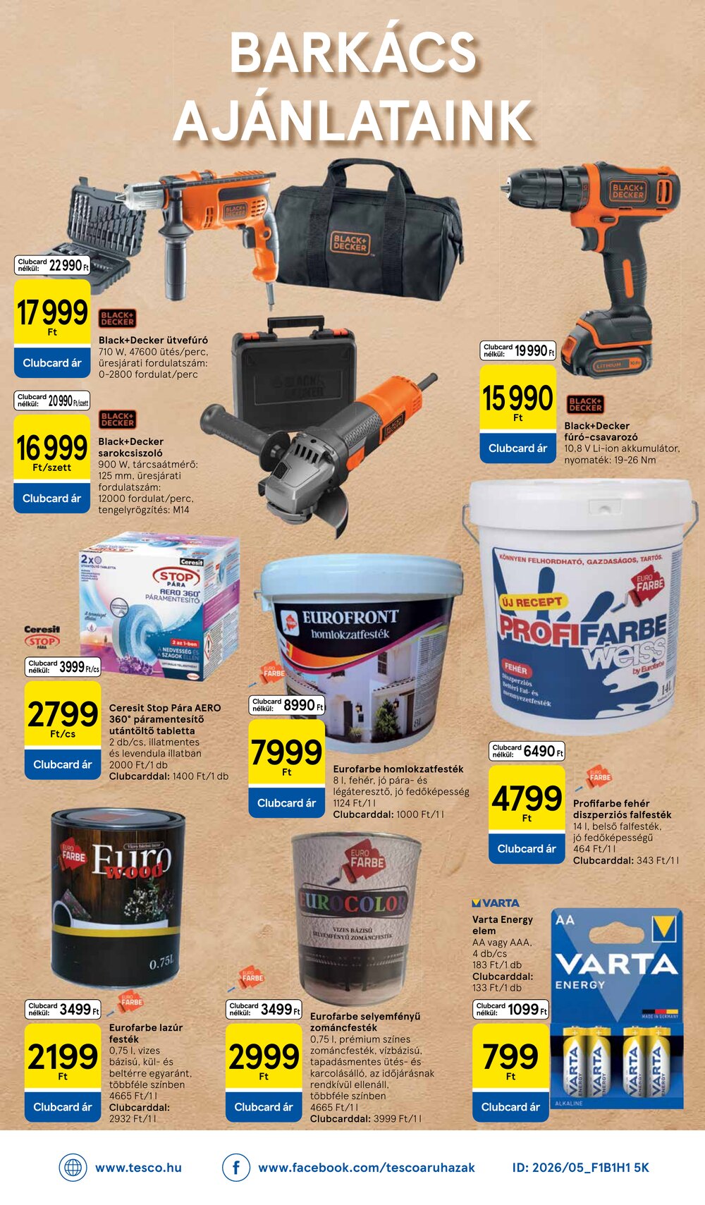 Tesco akciós újság 2026.03.31-től - 38. oldal.