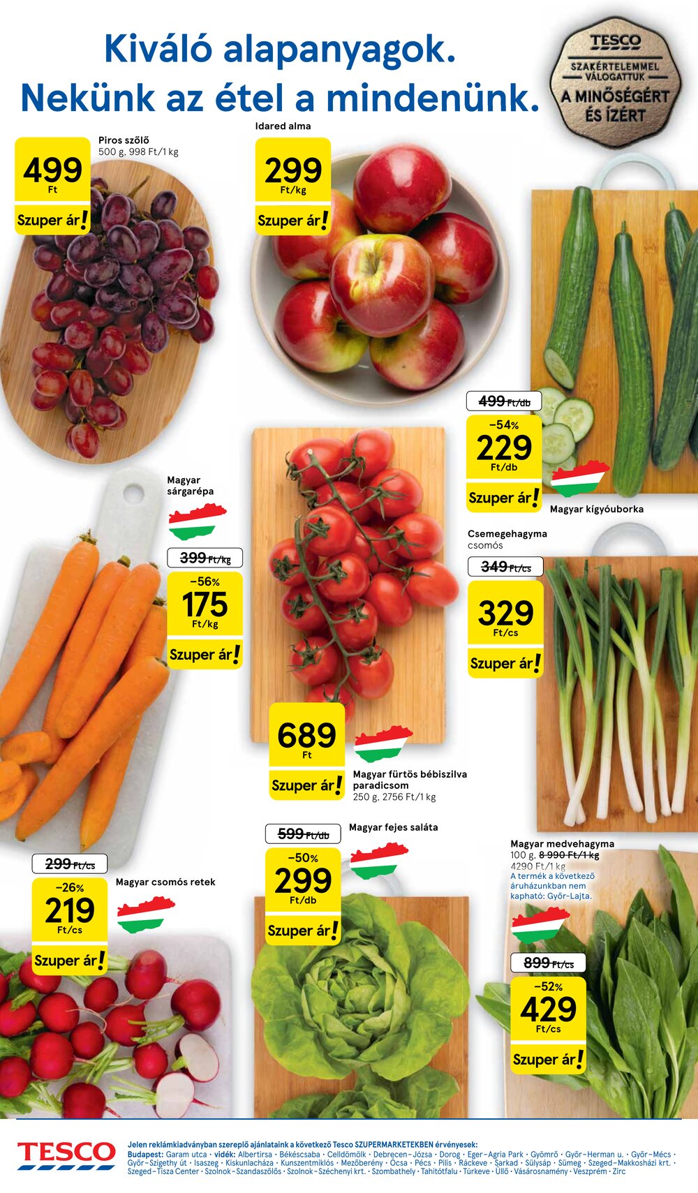 Tesco akciós újság 2026.03.31-től - 2. oldal.