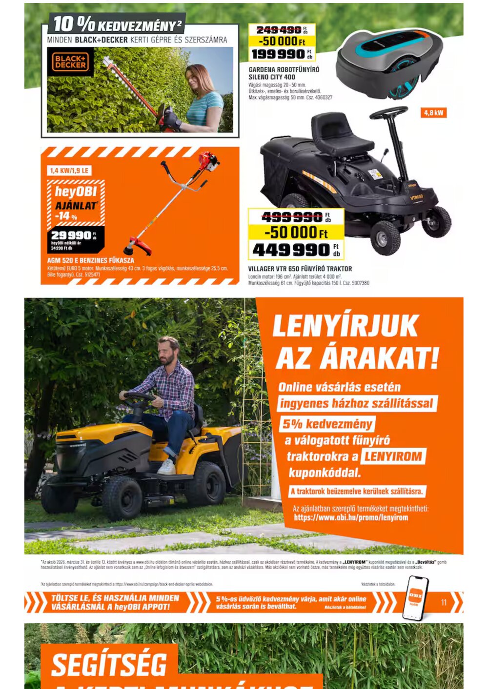 OBI akciós újság 2026.03.31-től - 10. oldal.
