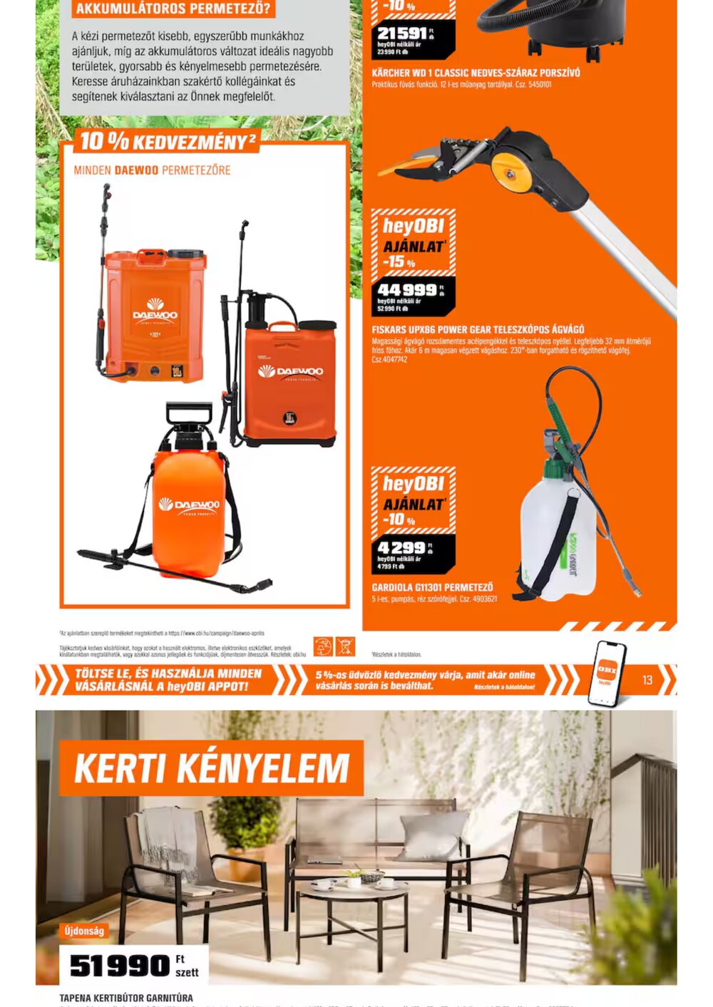 OBI akciós újság 2026.03.31-től - 12. oldal.