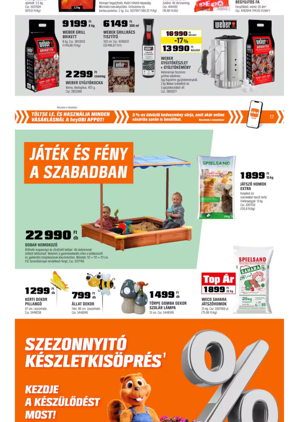 OBI akciós újság 2026.03.31-től - 16. oldal.