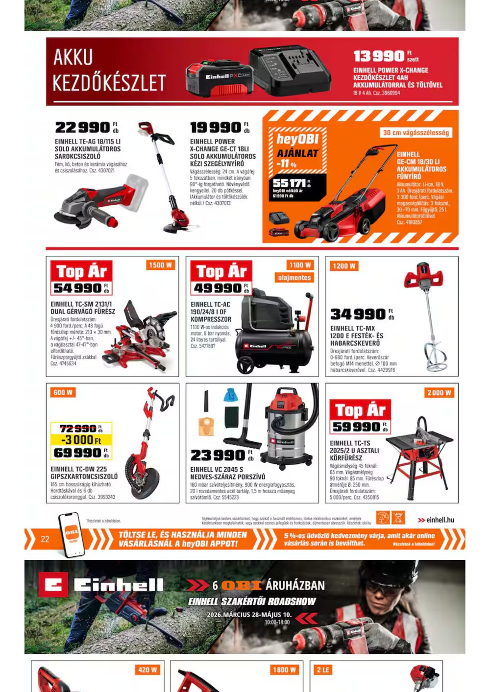 OBI akciós újság 2026.03.31-től - 20. oldal.