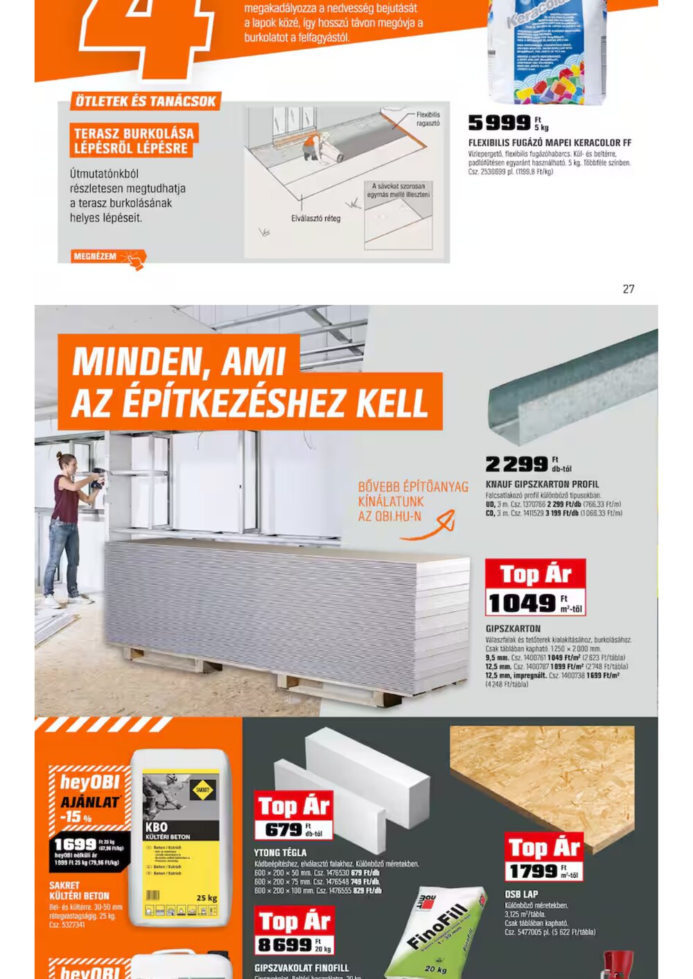OBI akciós újság 2026.03.31-től - 25. oldal.