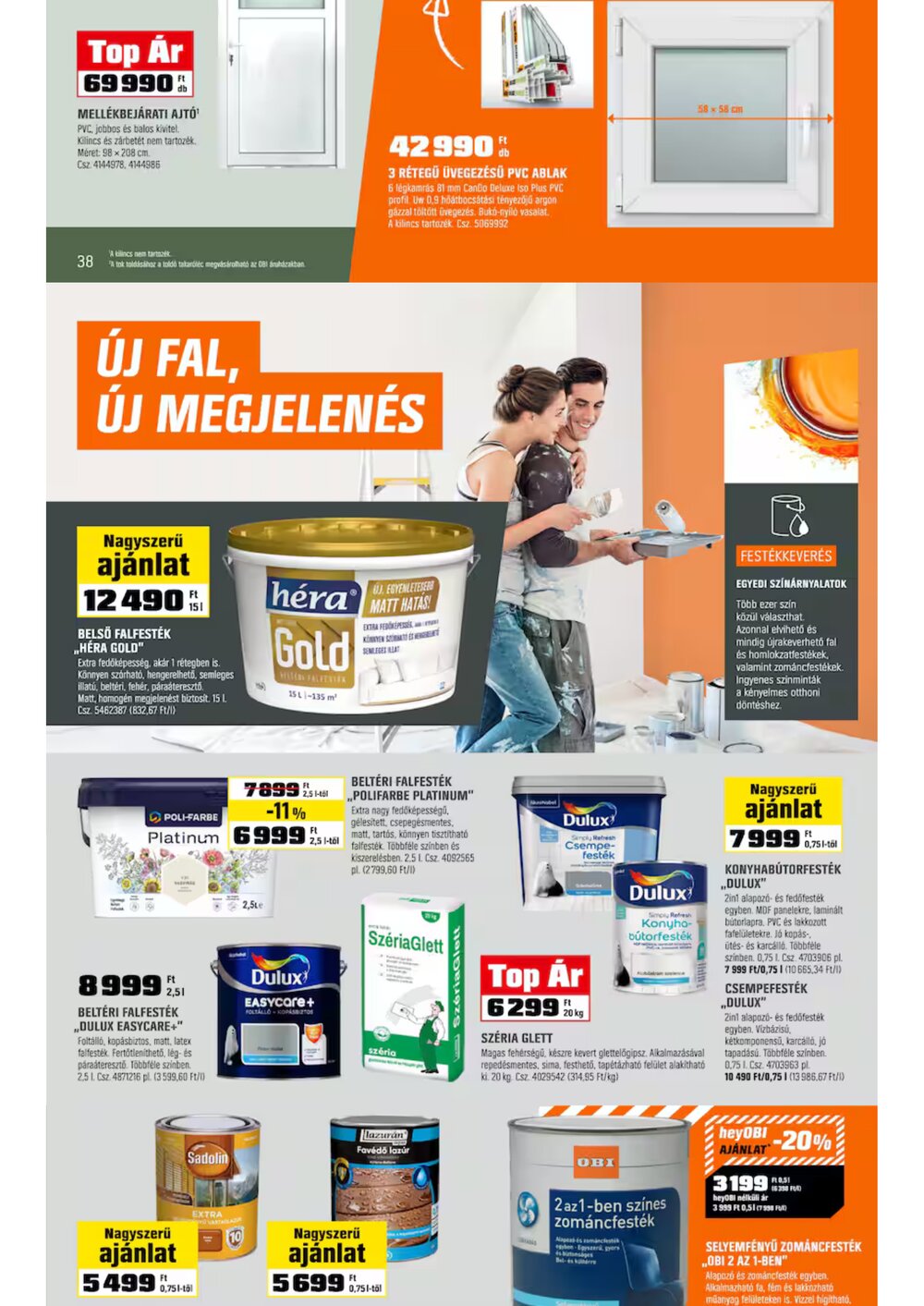 OBI akciós újság 2026.03.31-től - 35. oldal.