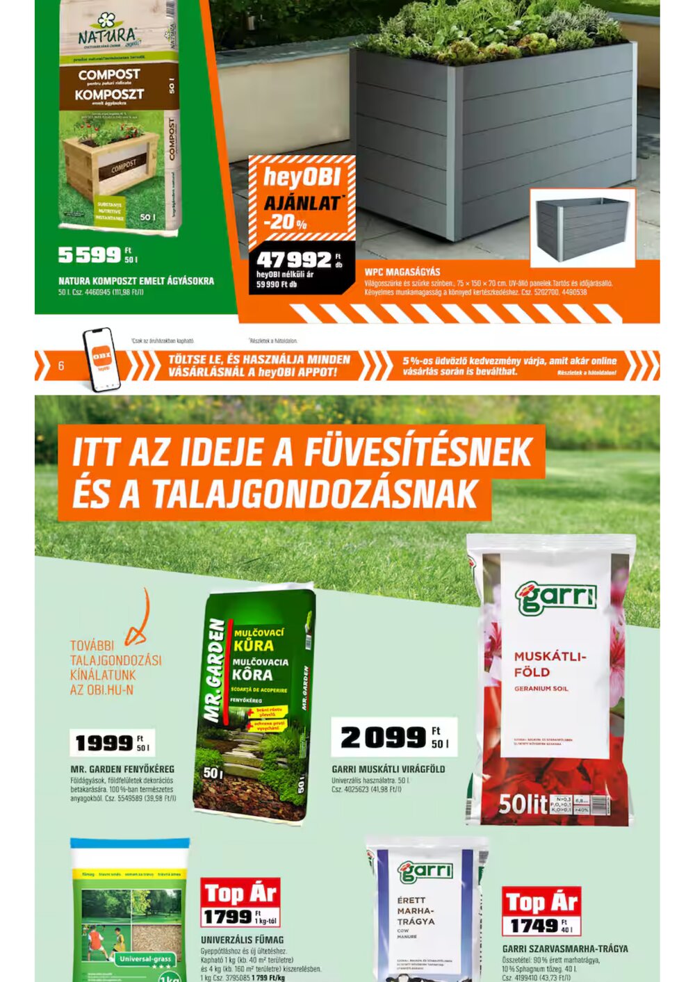 OBI akciós újság 2026.03.31-től - 6. oldal.