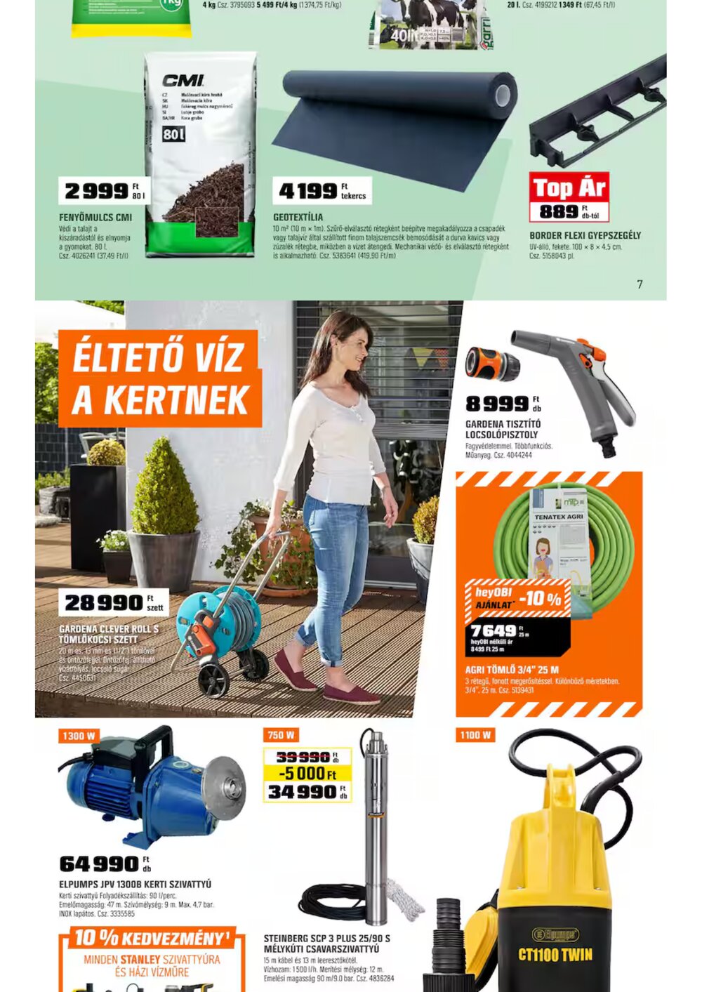 OBI akciós újság 2026.03.31-től - 7. oldal.