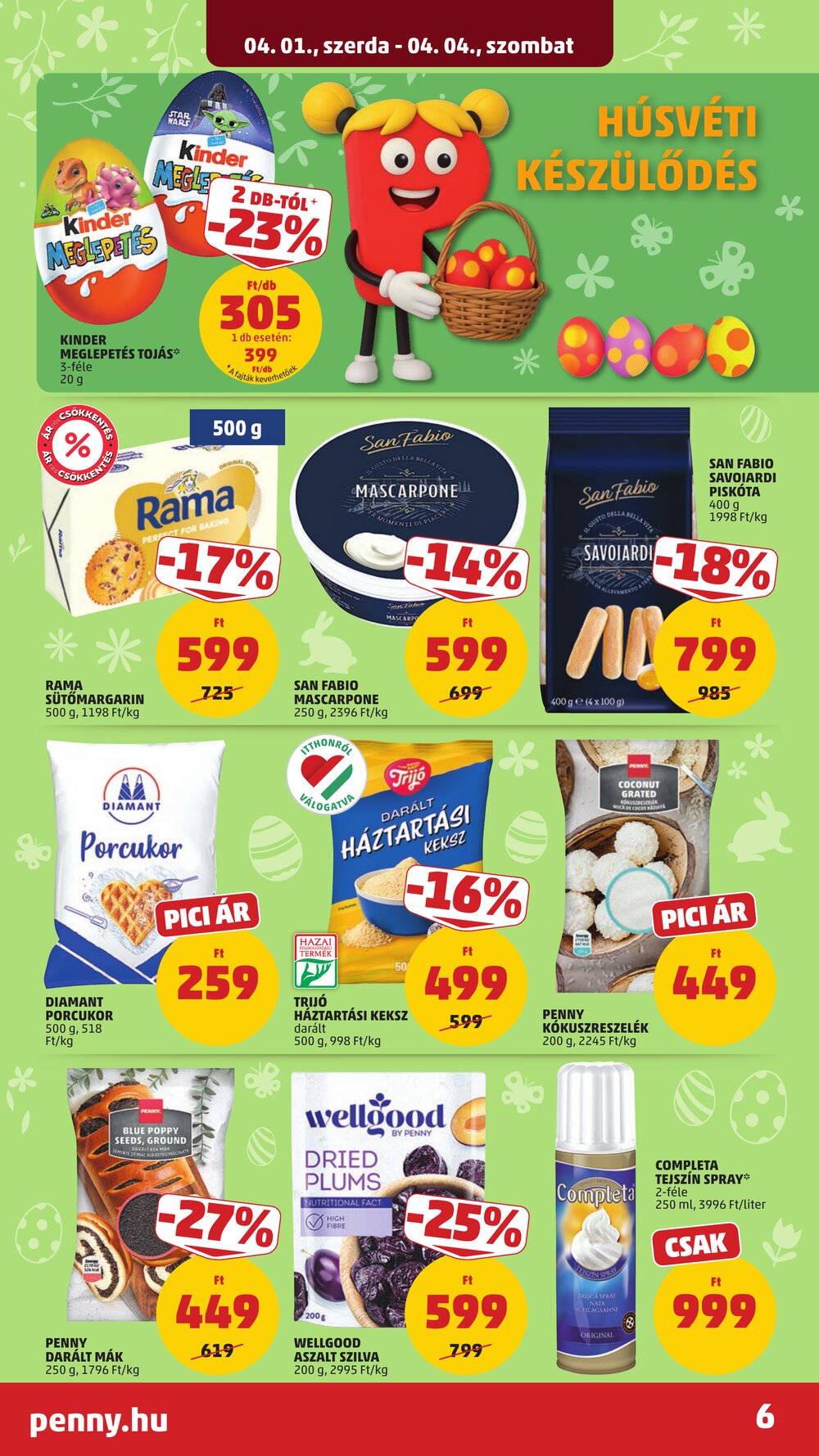 Penny Market akciós újság 2026.04.01-től - 10. oldal.
