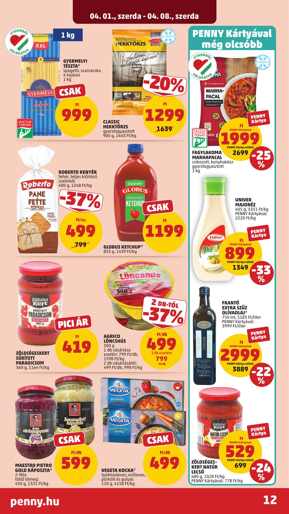 Penny Market akciós újság 2026.04.01-től - 16. oldal.