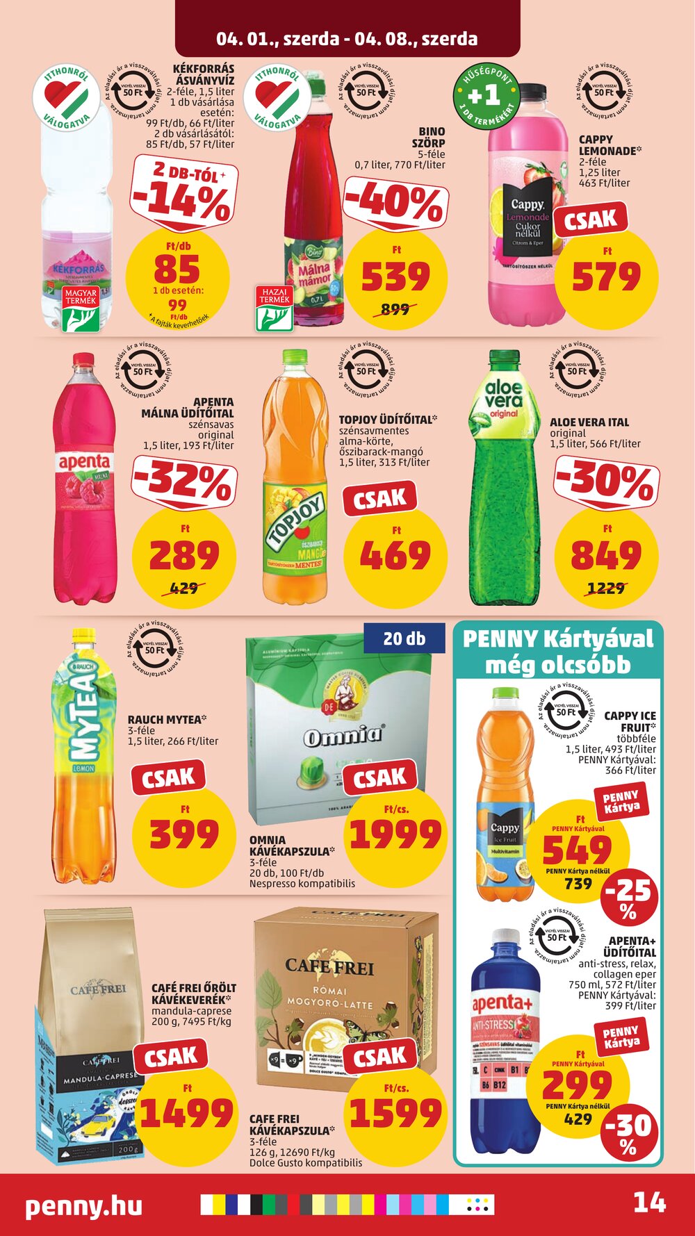 Penny Market akciós újság 2026.04.01-től - 18. oldal.