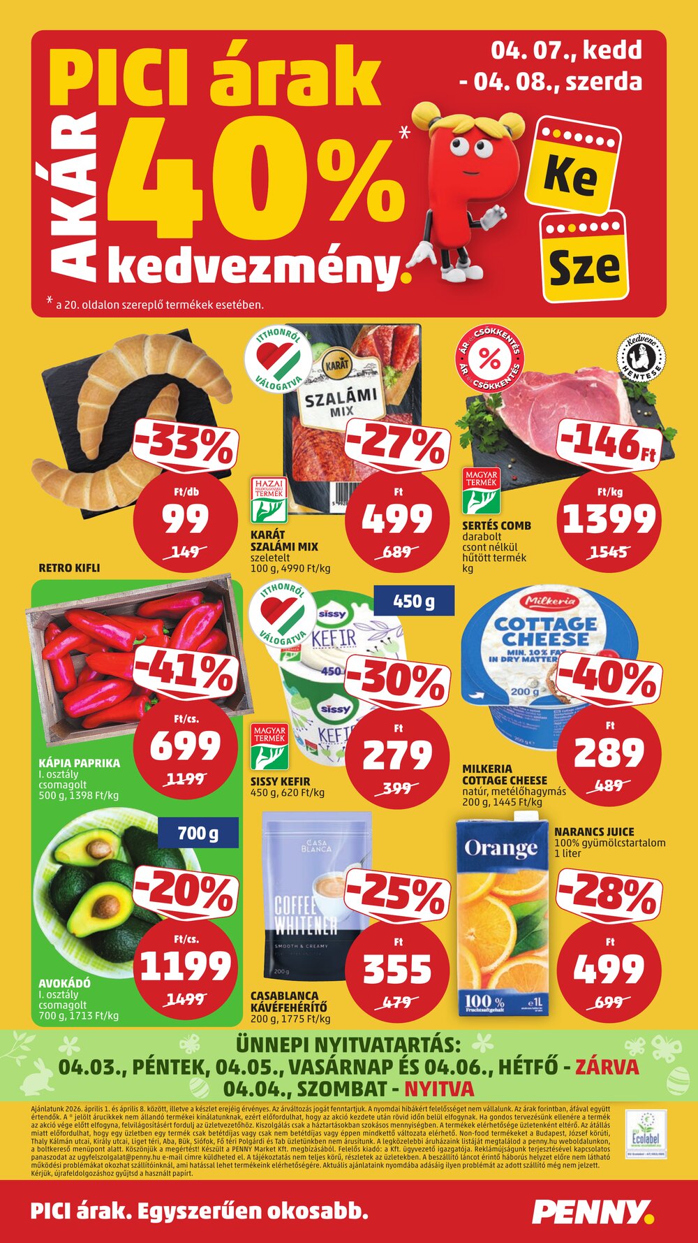 Penny Market akciós újság 2026.04.01-től - 24. oldal.