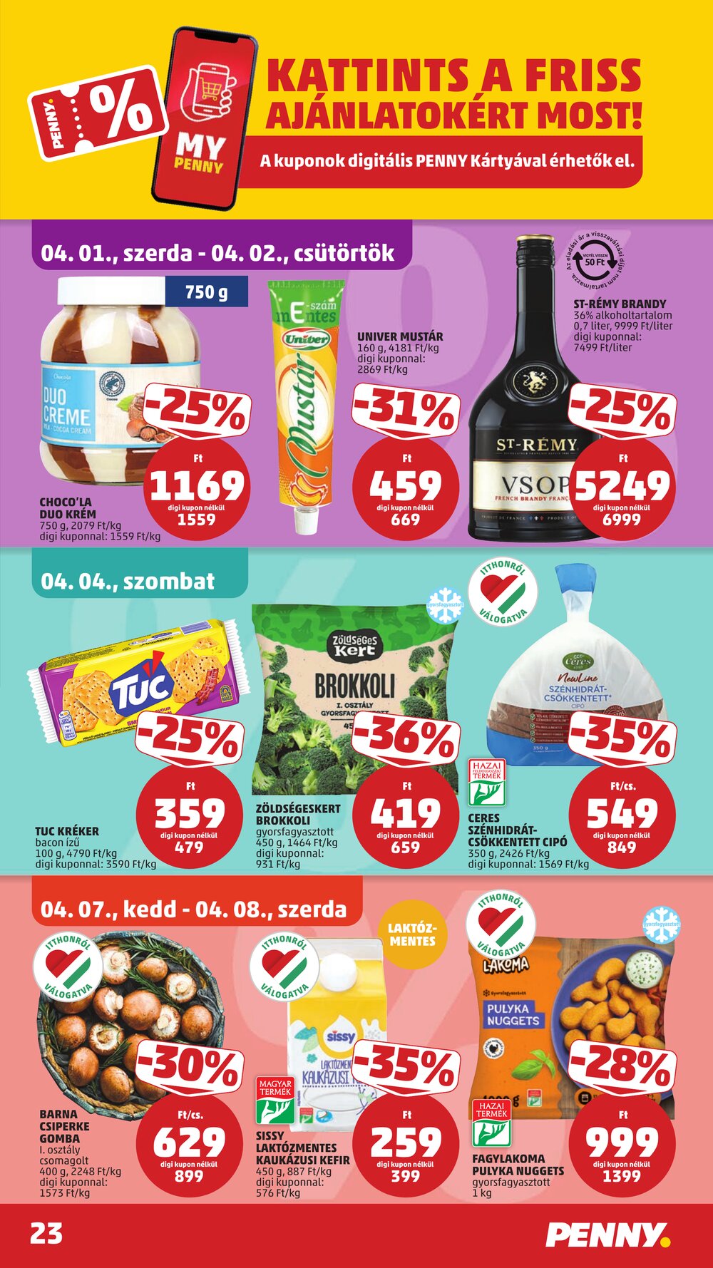 Penny Market akciós újság 2026.04.01-től - 27. oldal.