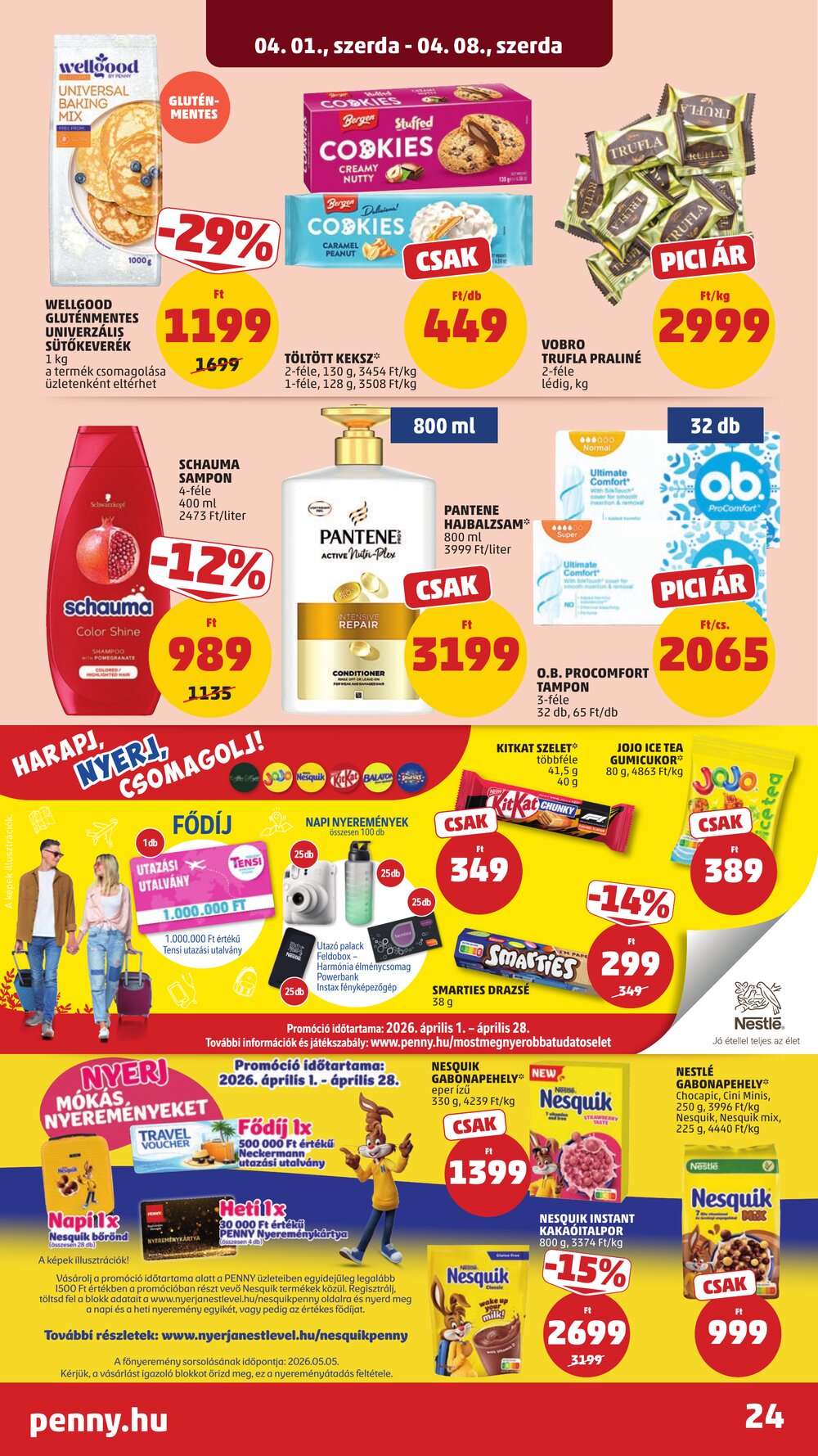 Penny Market akciós újság 2026.04.01-től - 28. oldal.
