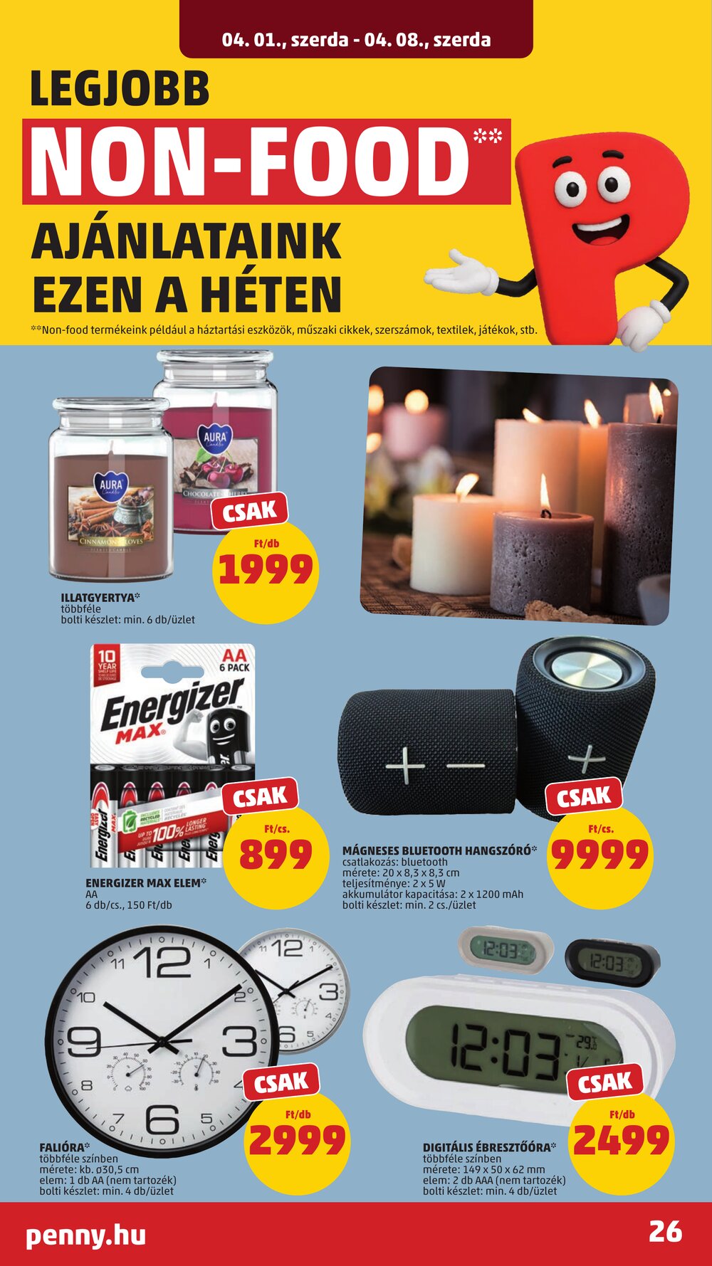 Penny Market akciós újság 2026.04.01-től - 30. oldal.