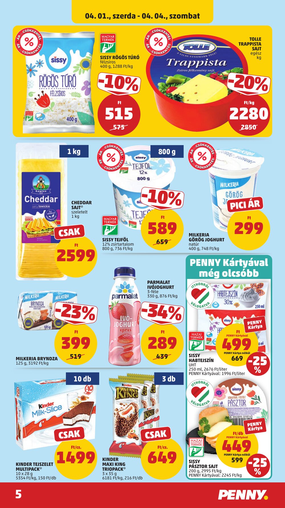 Penny Market akciós újság 2026.04.01-től - 7. oldal.