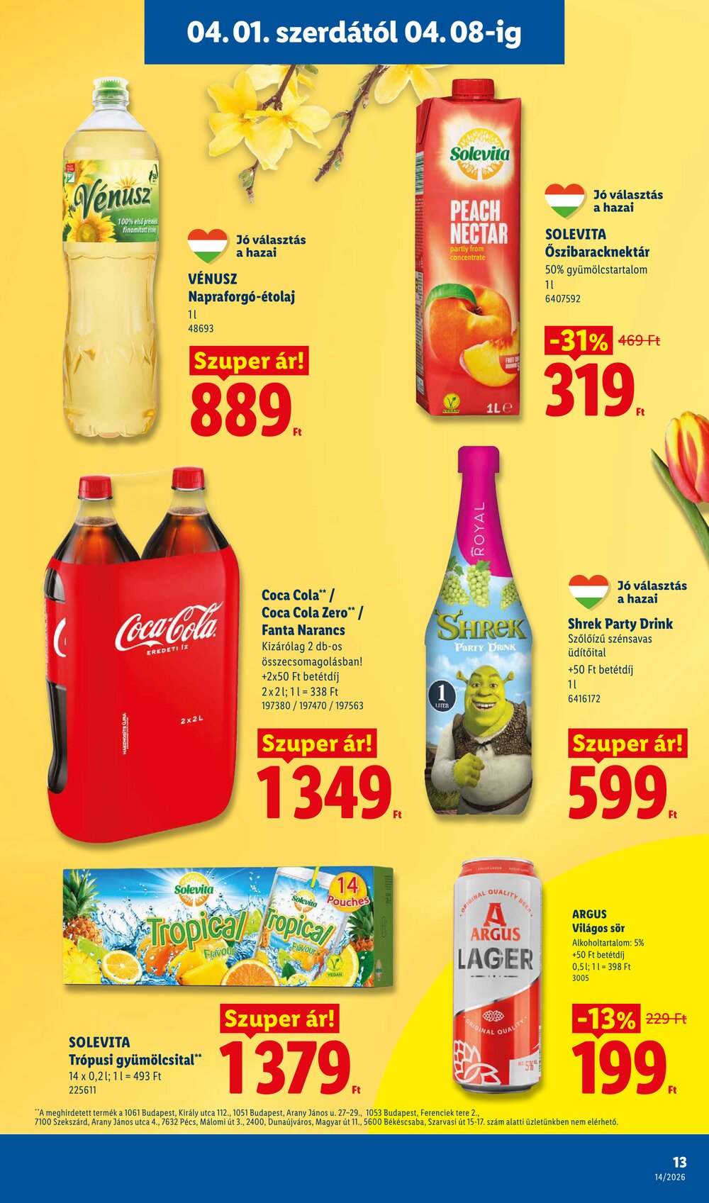 Lidl akciós újság 2026.04.01-től - 13. oldal.